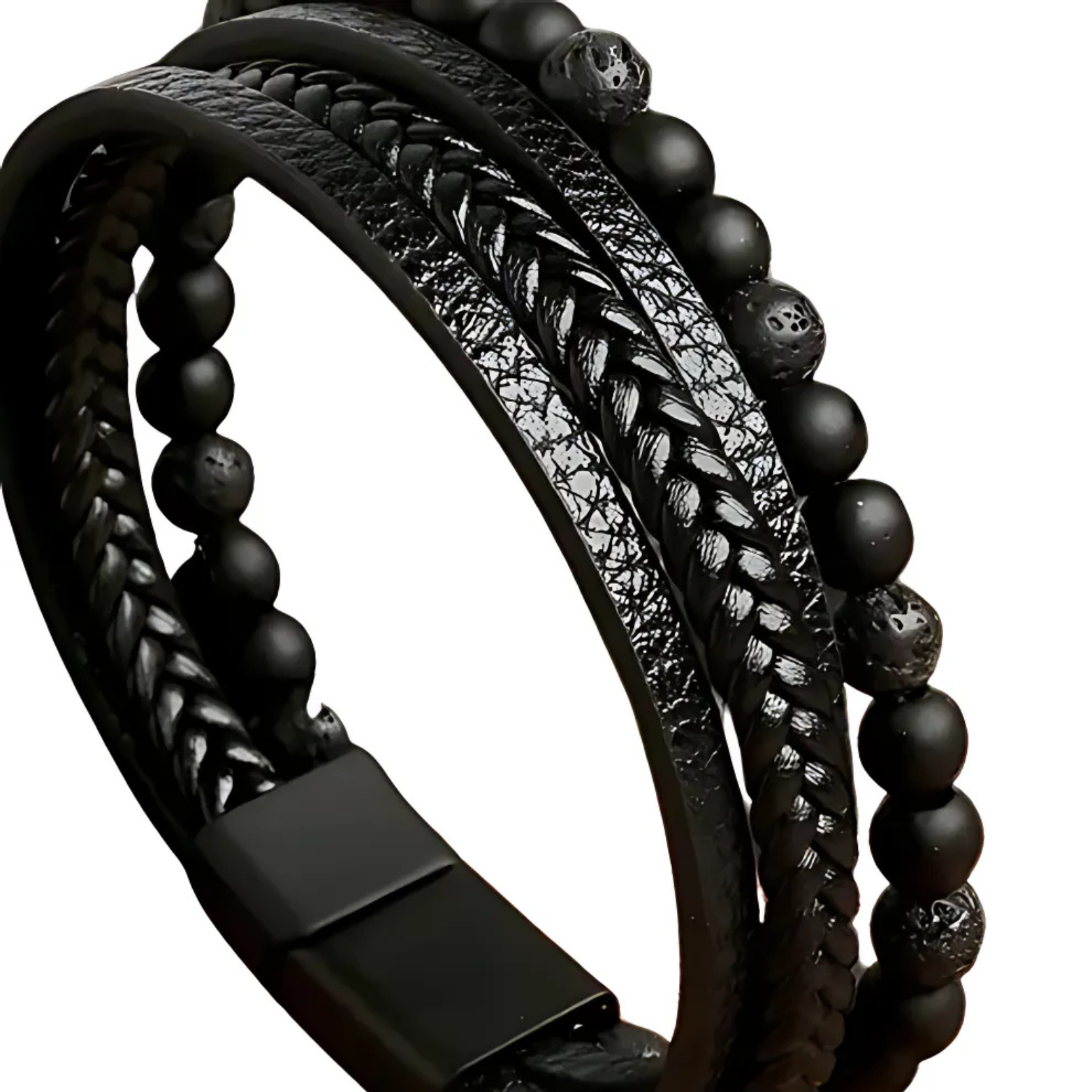 Classic woven leather bracelet