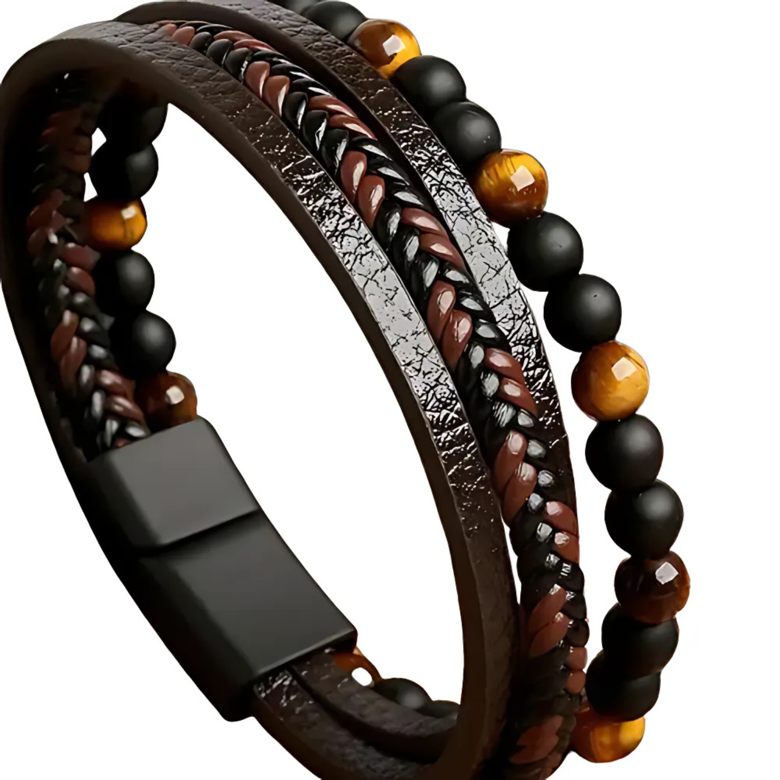 Classic woven leather bracelet