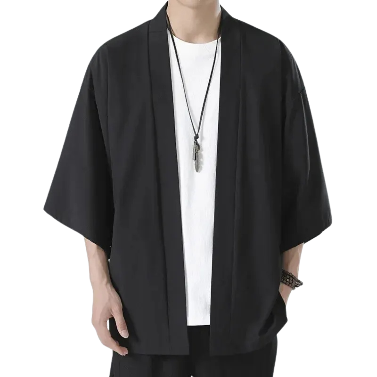 Black Japanese Summer Kimono