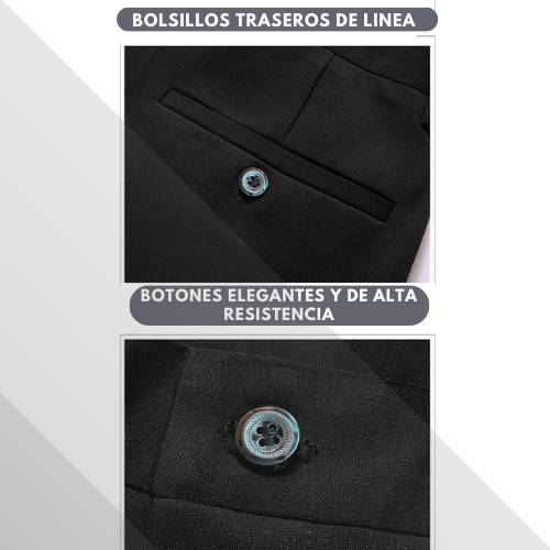 Pantalón  Formal de Negocios de Tela Licra