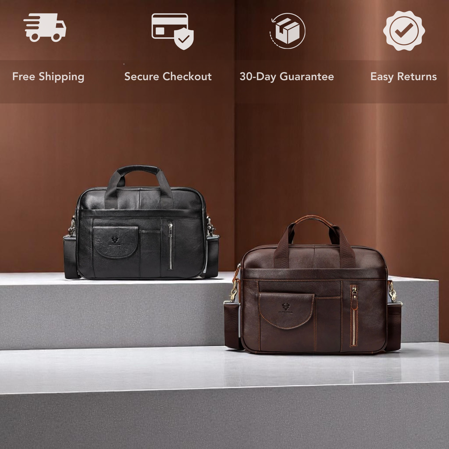 Executive Leather Briefcase