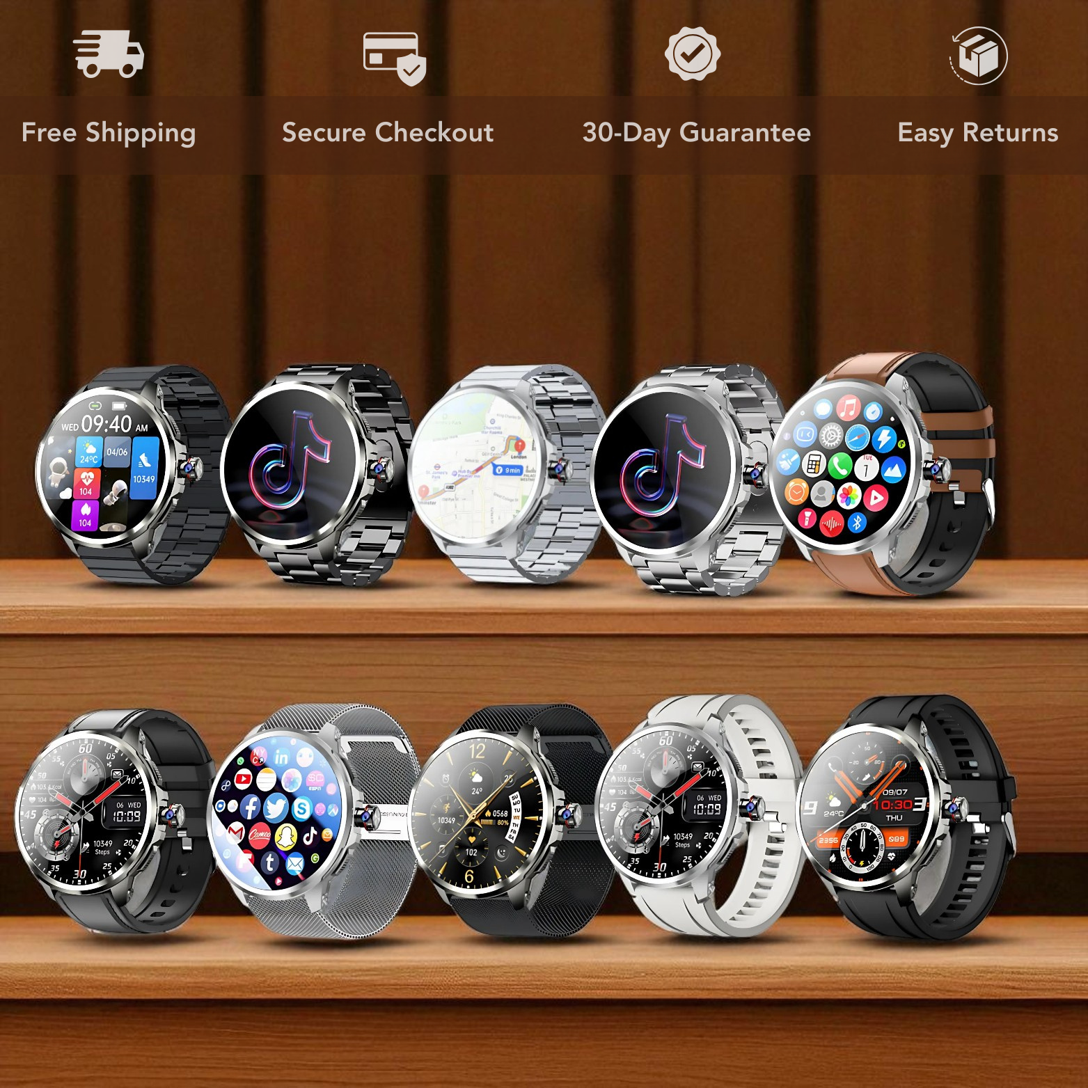 5G AMOLED Smartwatch with Camera