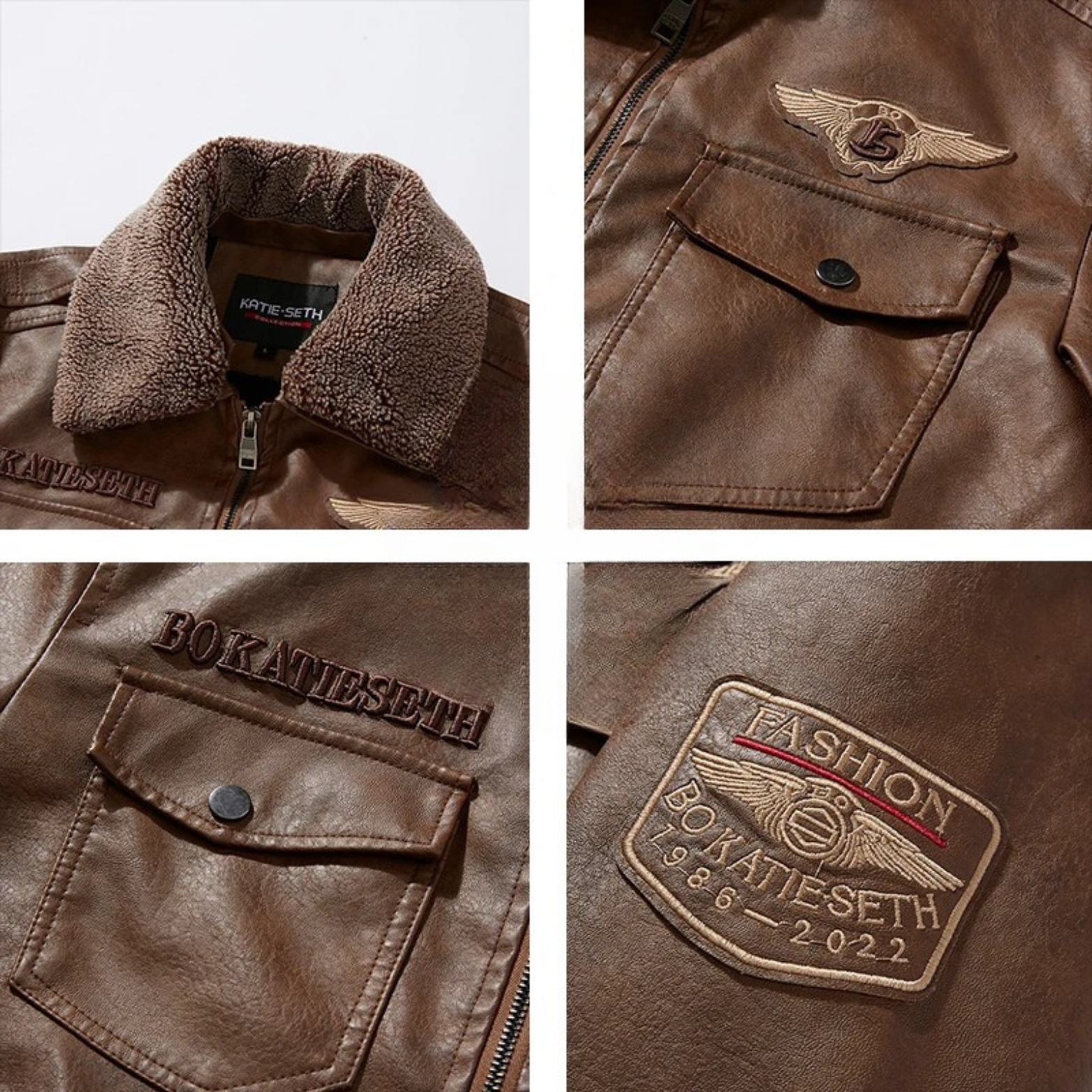 Faux Leather Biker Jacket