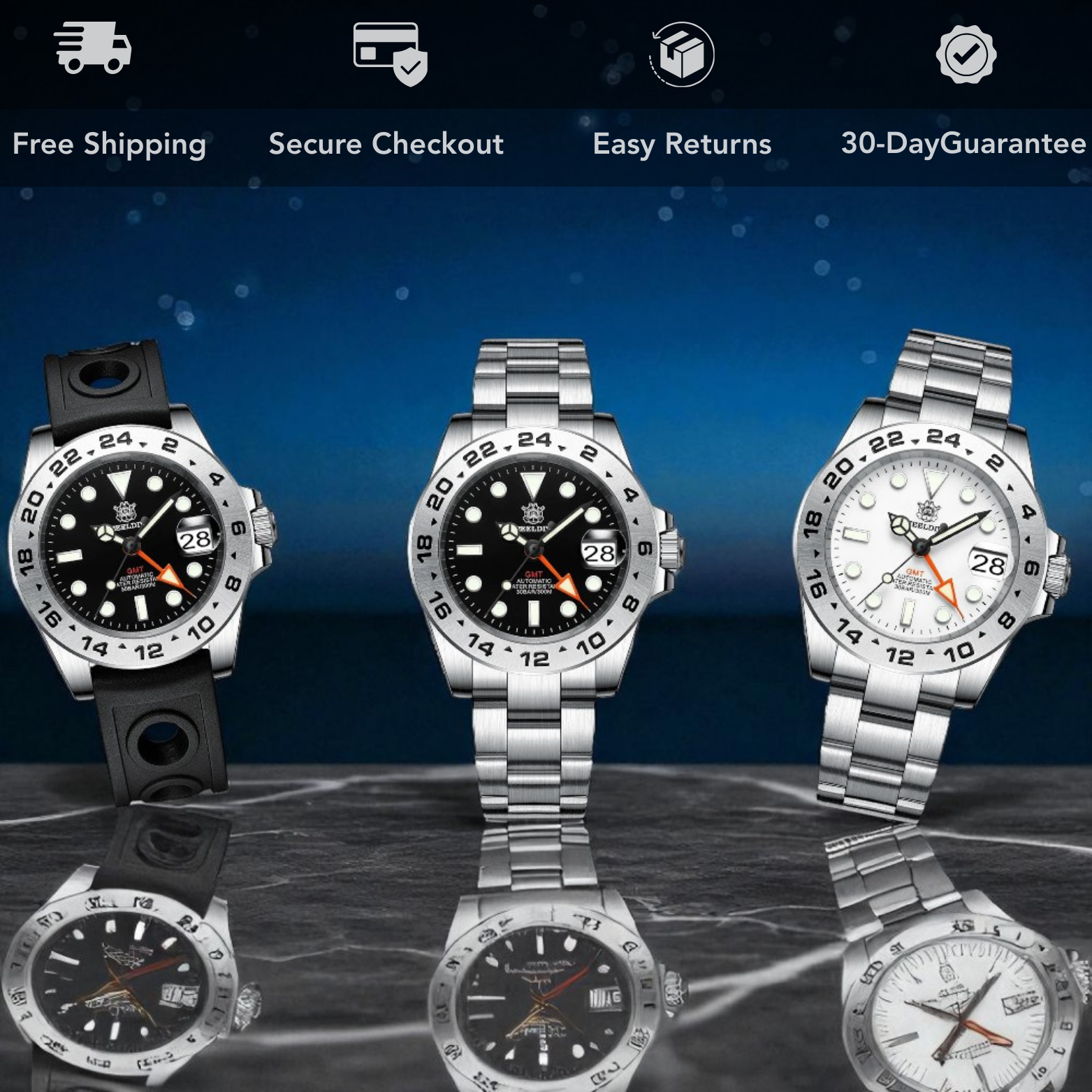 STEELDIVE SD1992 GMT Watch