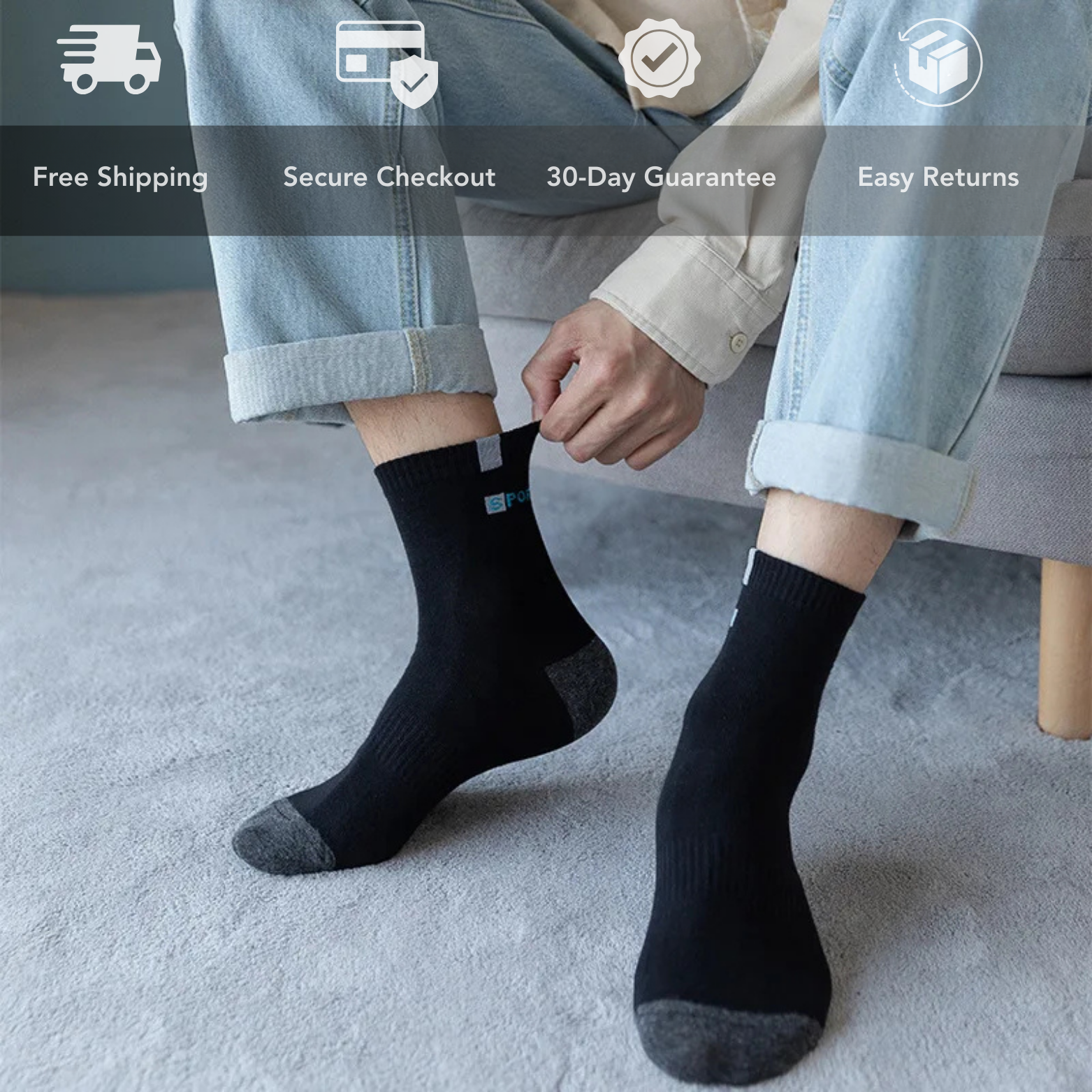 Cotton Socks 5/10 Pairs
