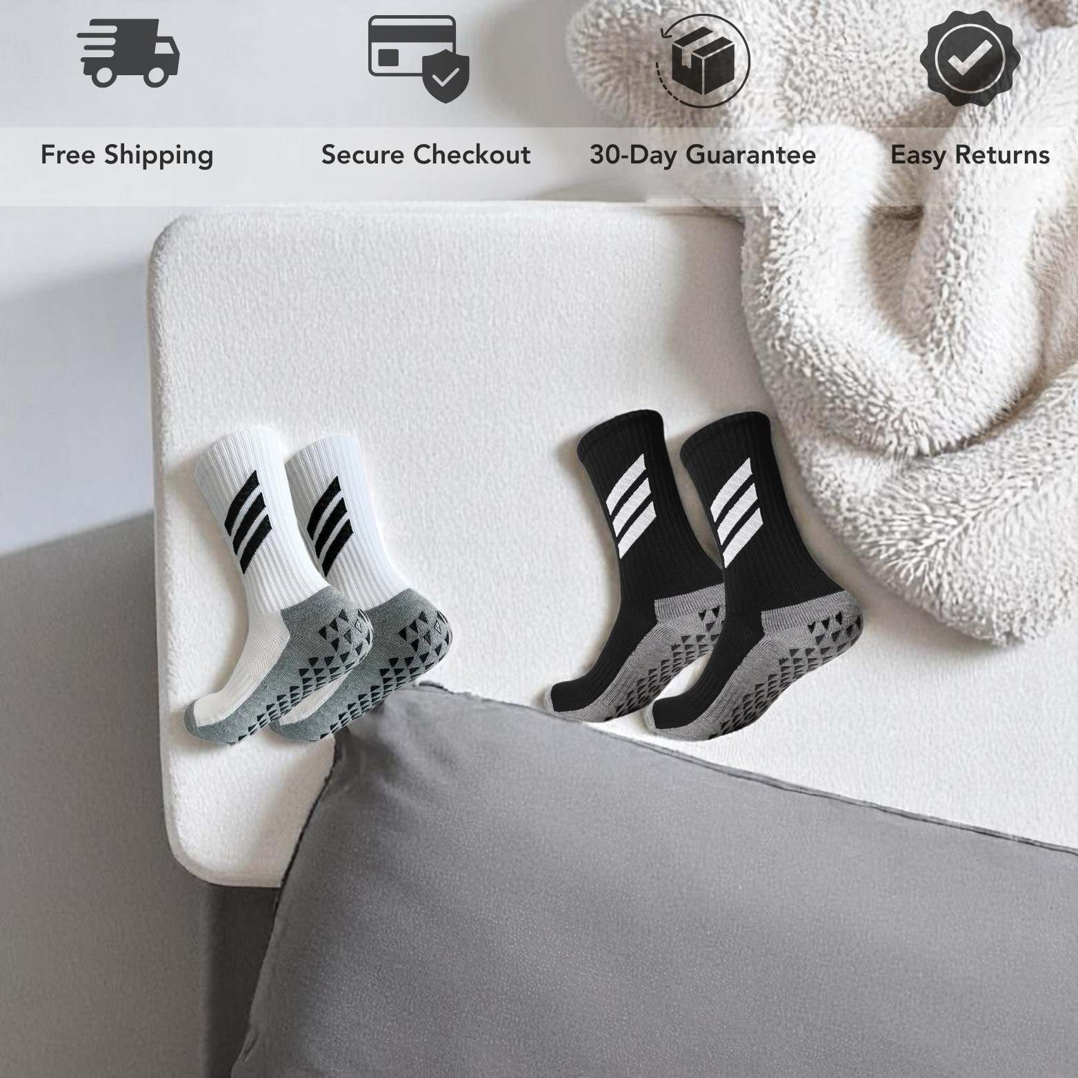 Non-Slip Sports Socks