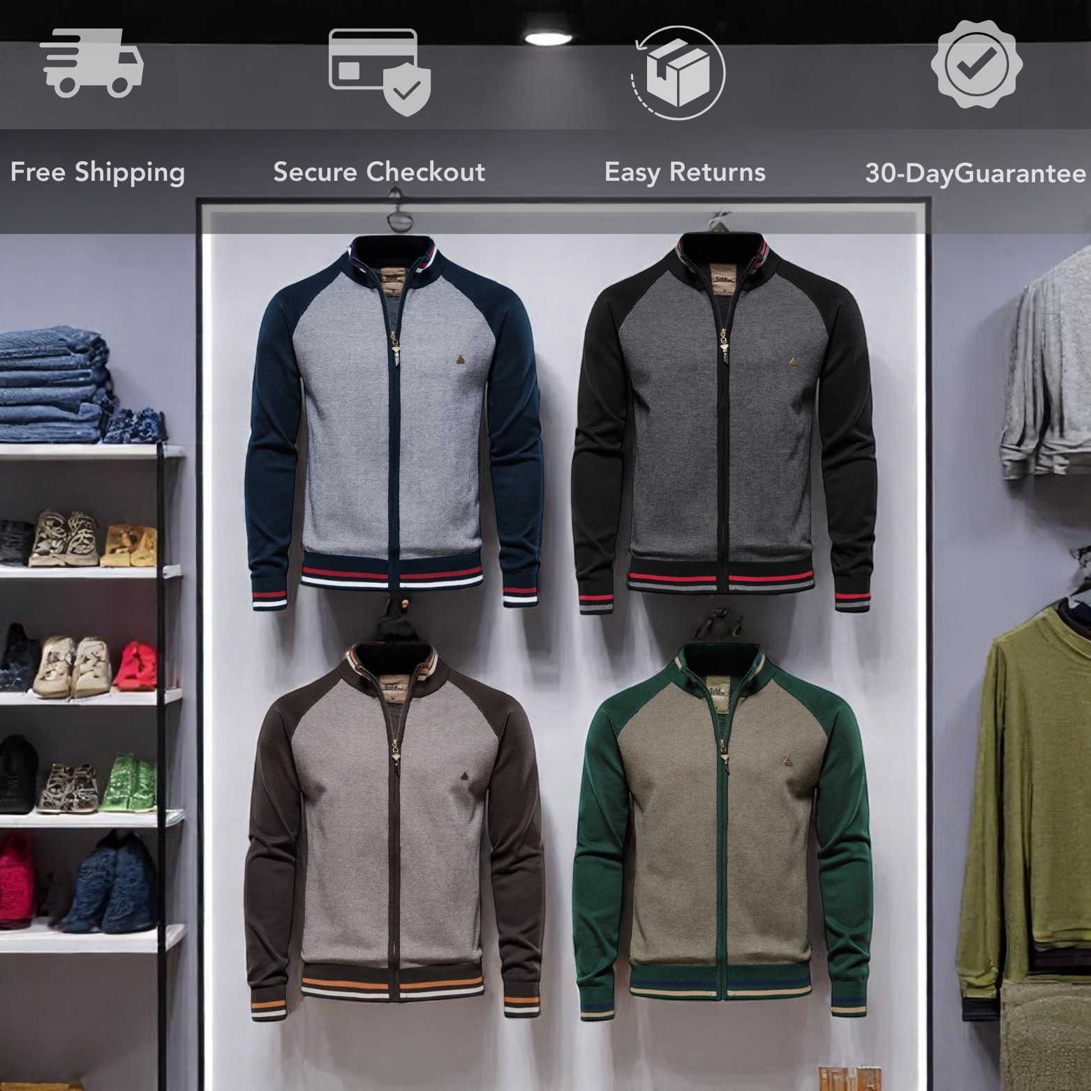 Modern Cotton Cardigan