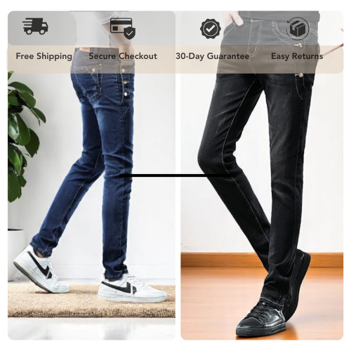 Jeans Corte Slim Casuales