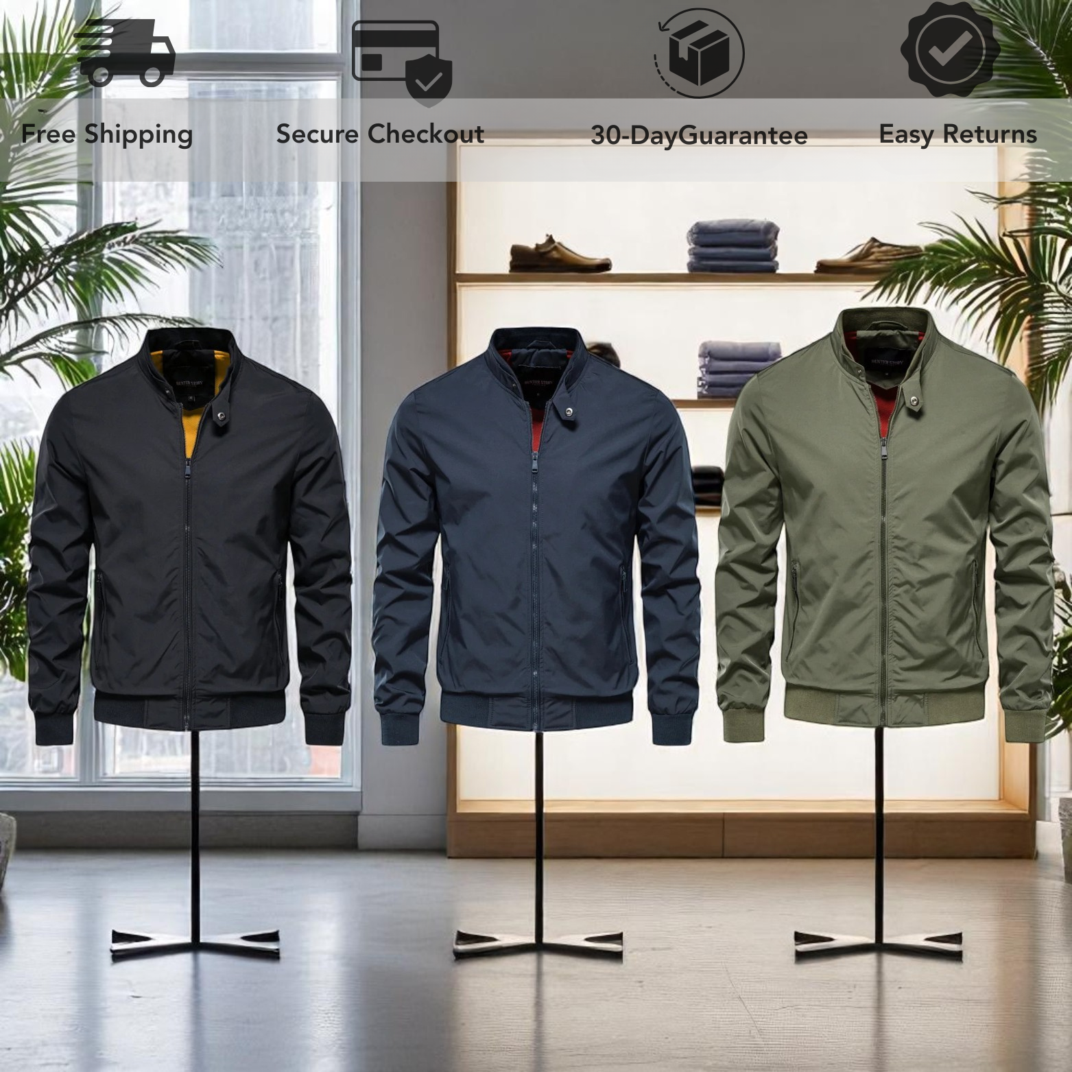 Modern Stylish Bomber Jacket