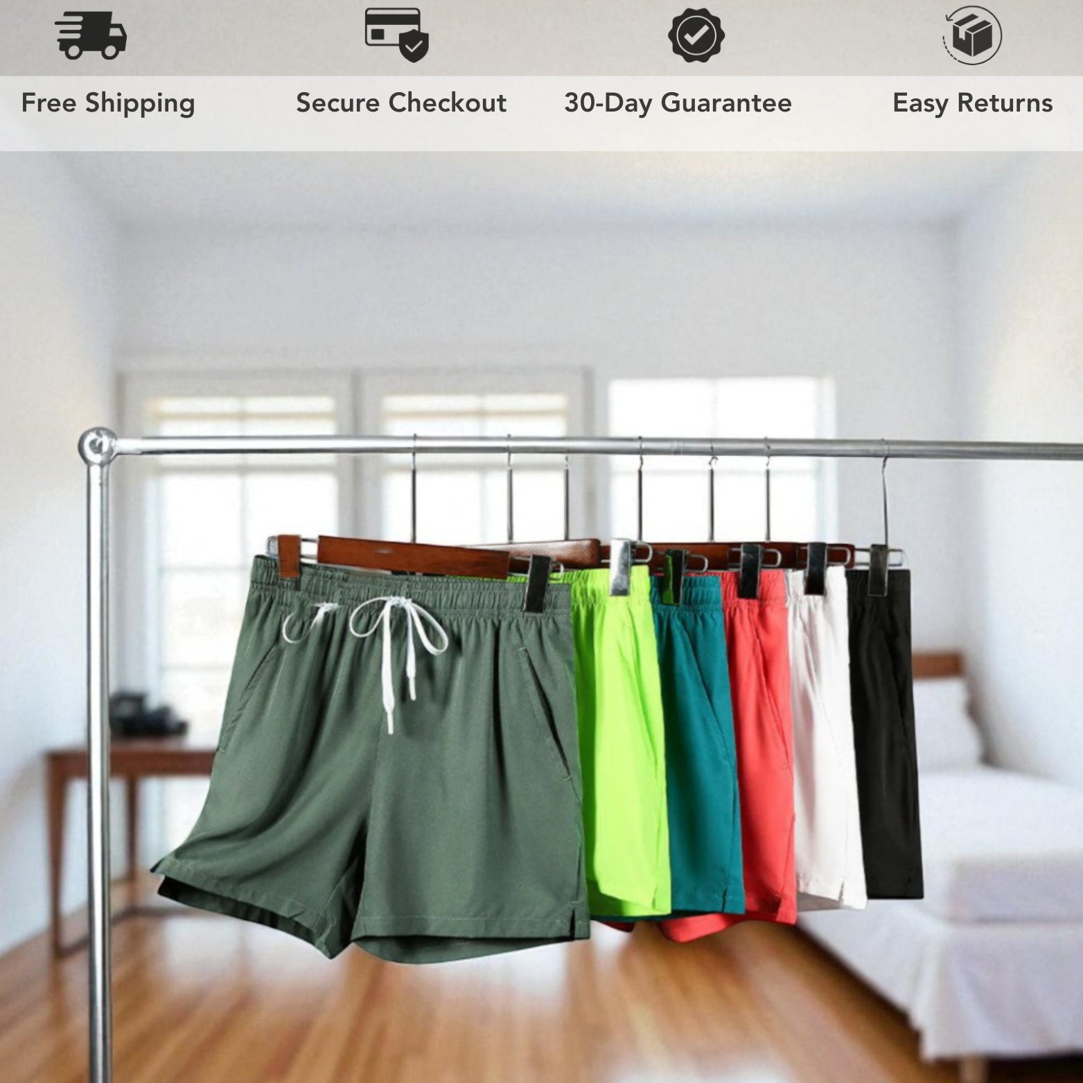 Ice Silk Beach Shorts