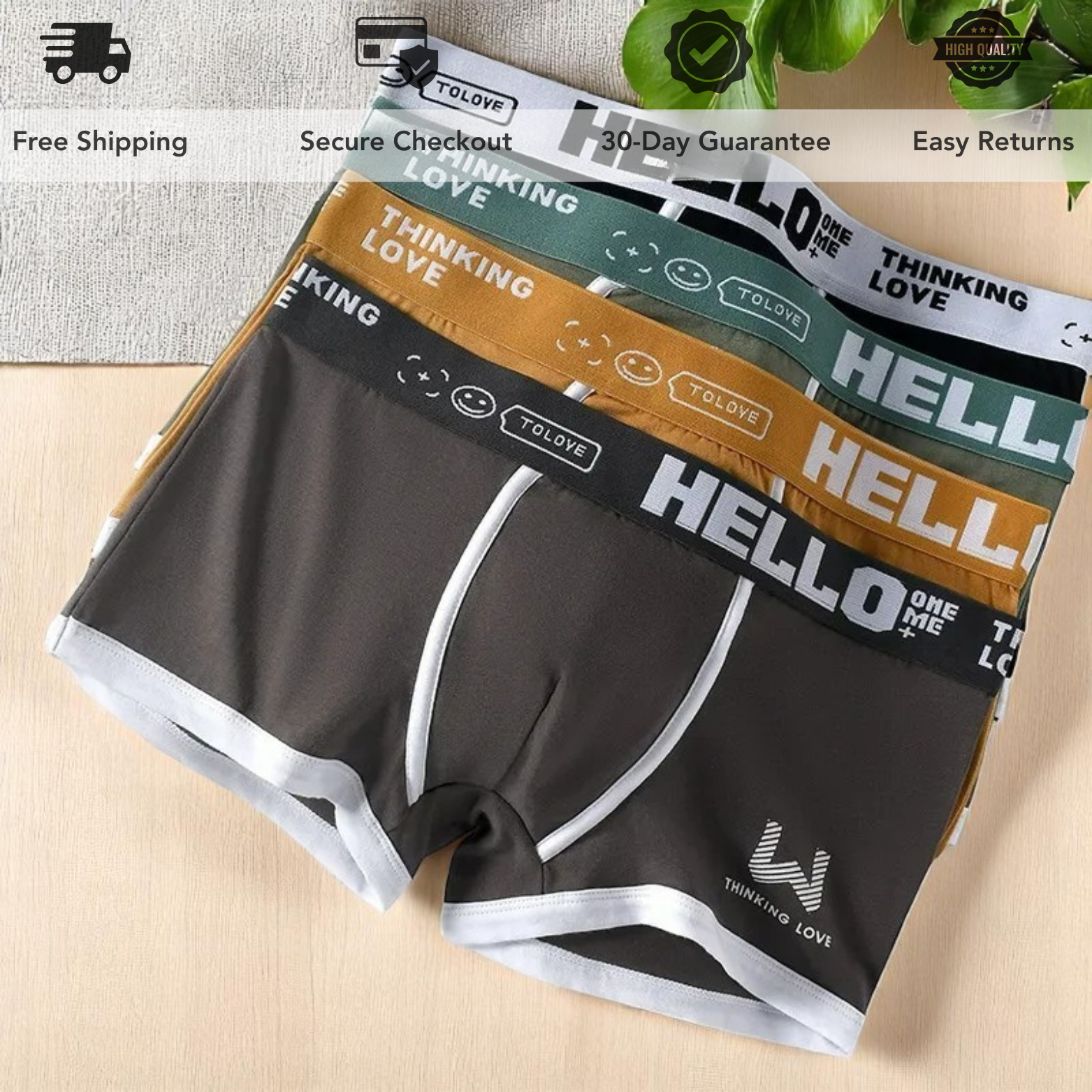 Men's Cotton Sport Boxer