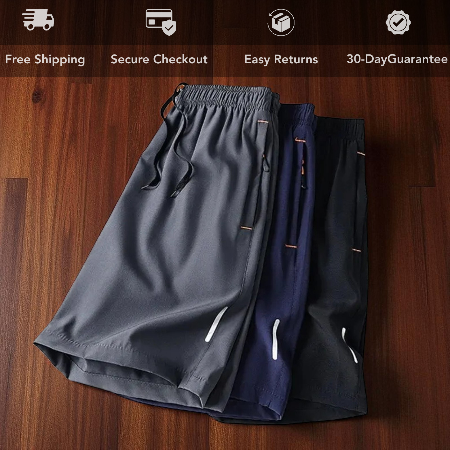 Lightweight sports shorts