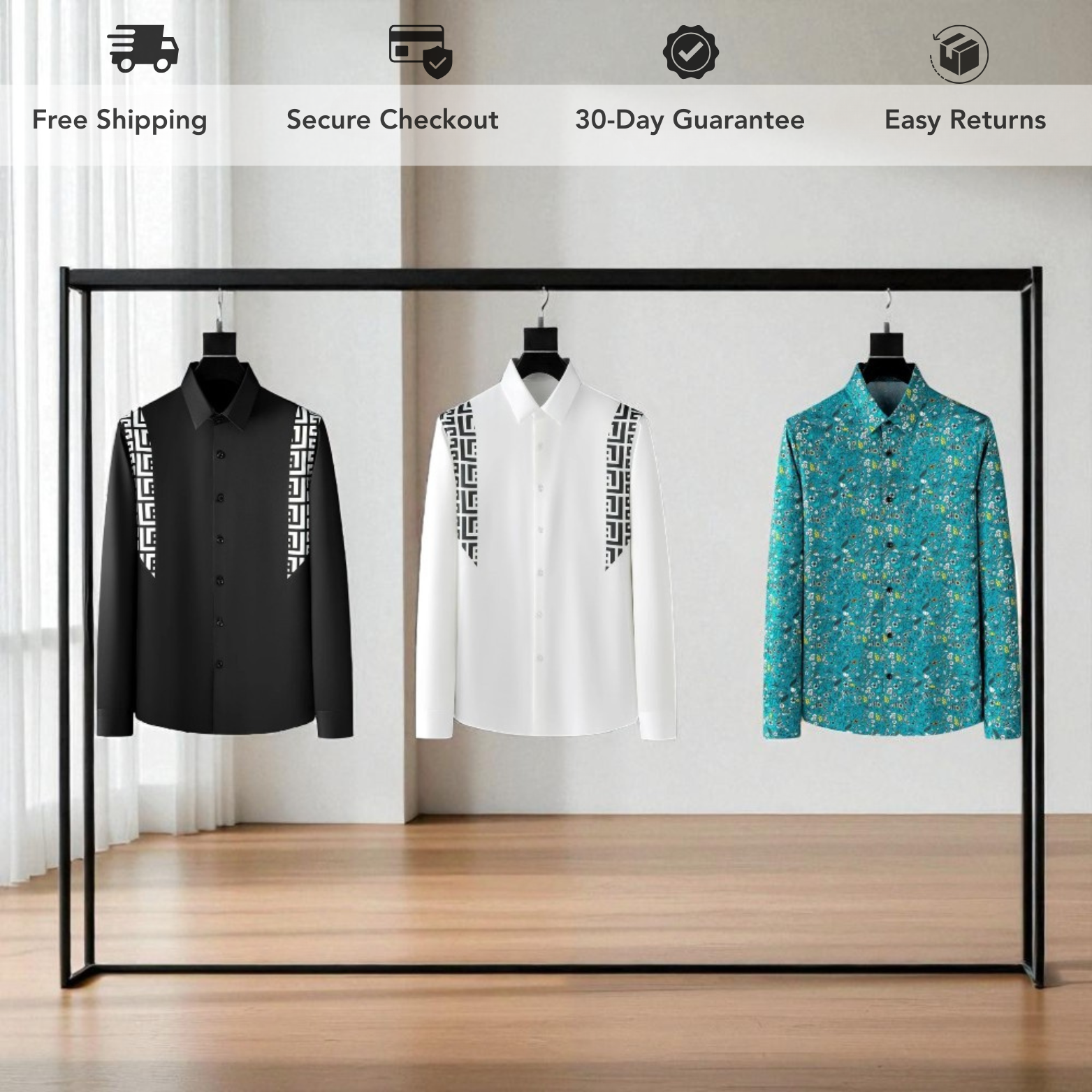 Casual English Collar Shirt 2025