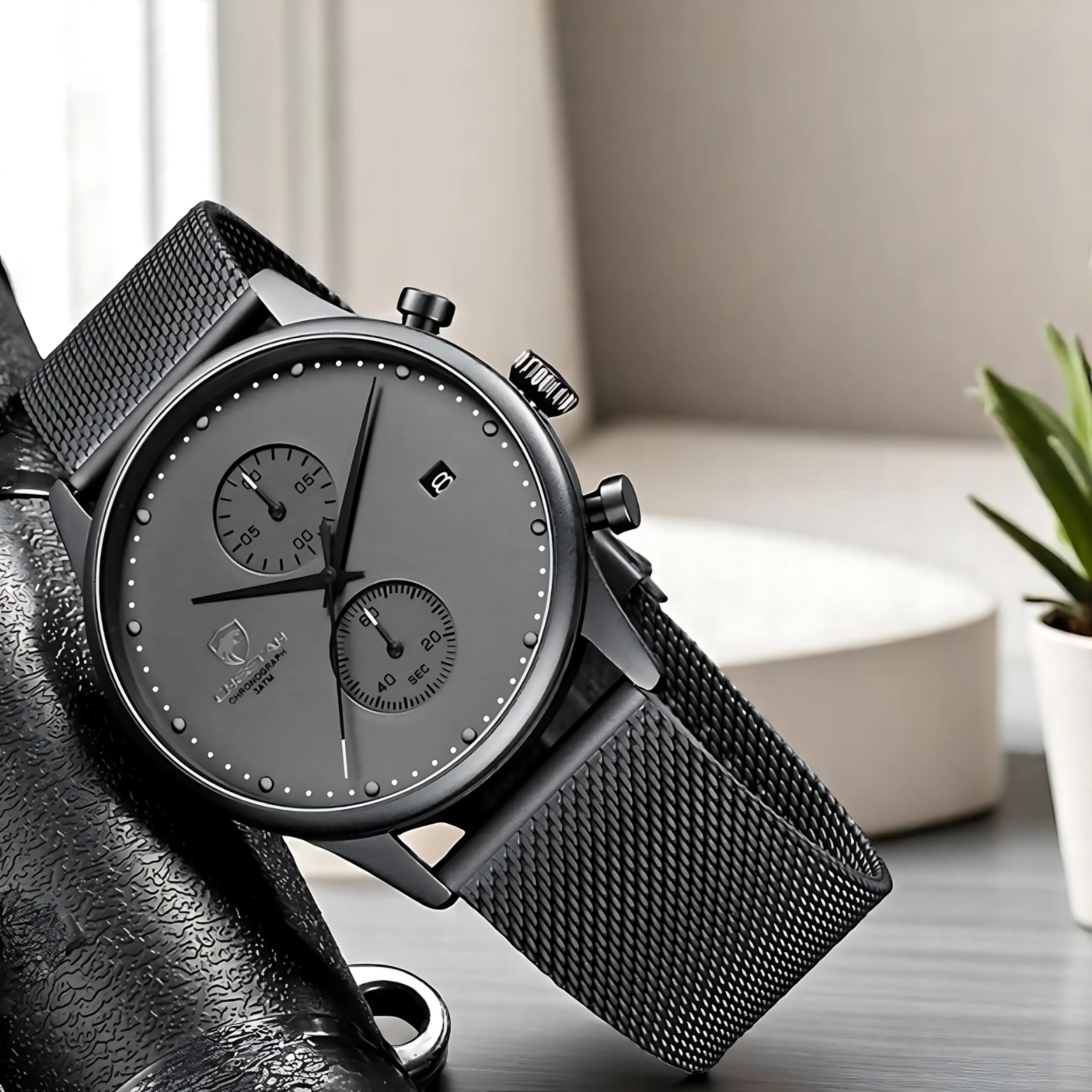 Elegant Sporty Steel Watch