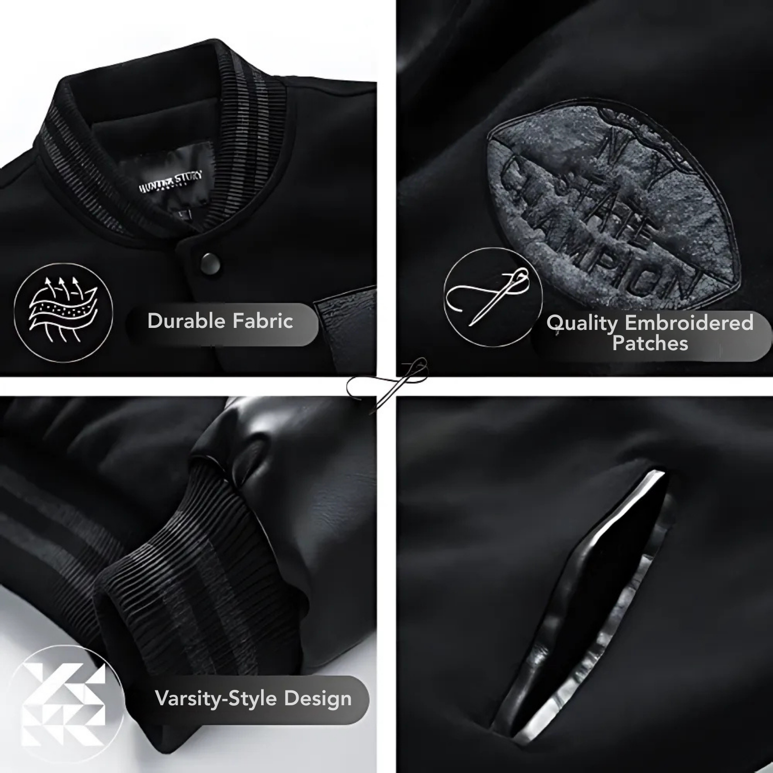 Casual Varsity Style Jacket