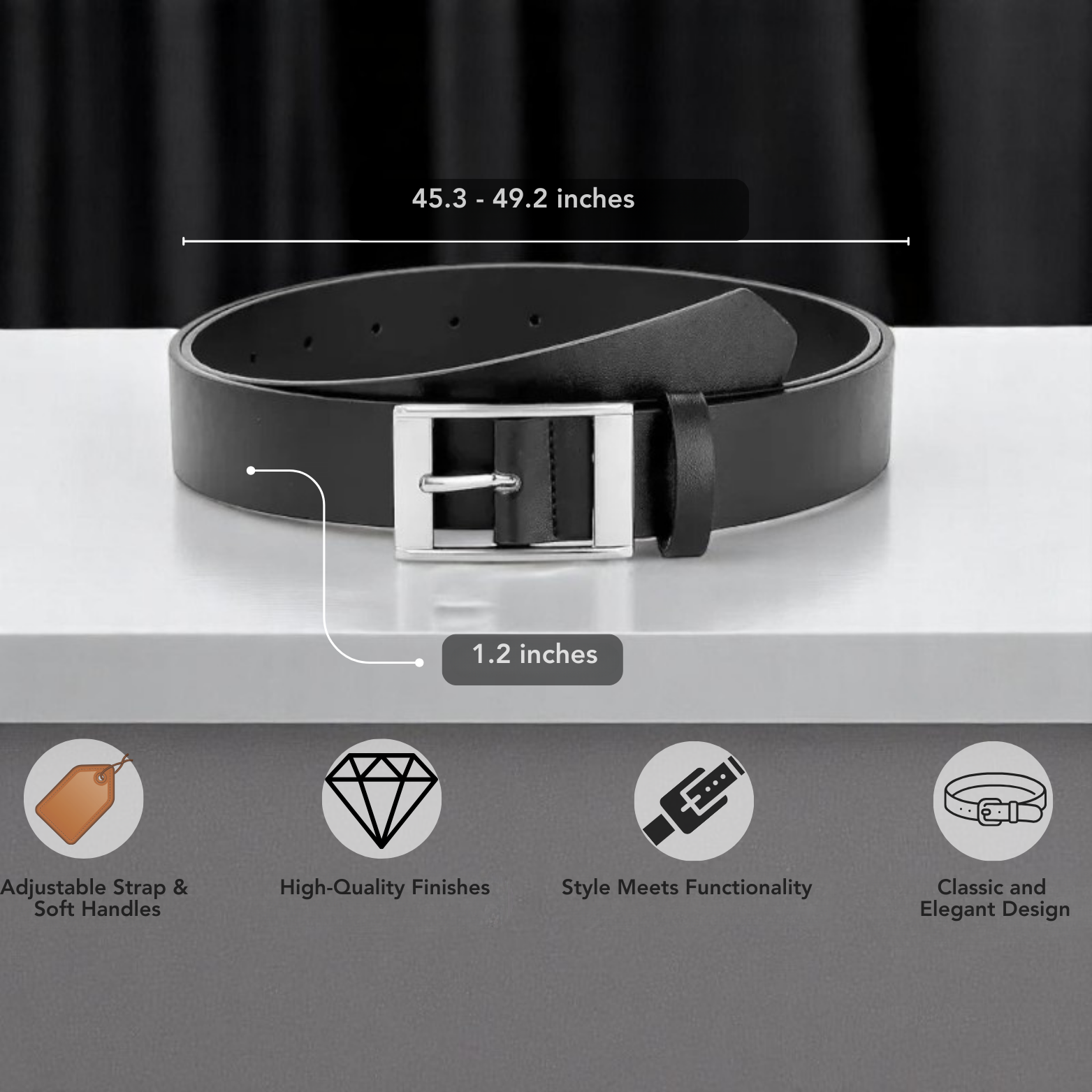 Cowboy PU Leather Belt