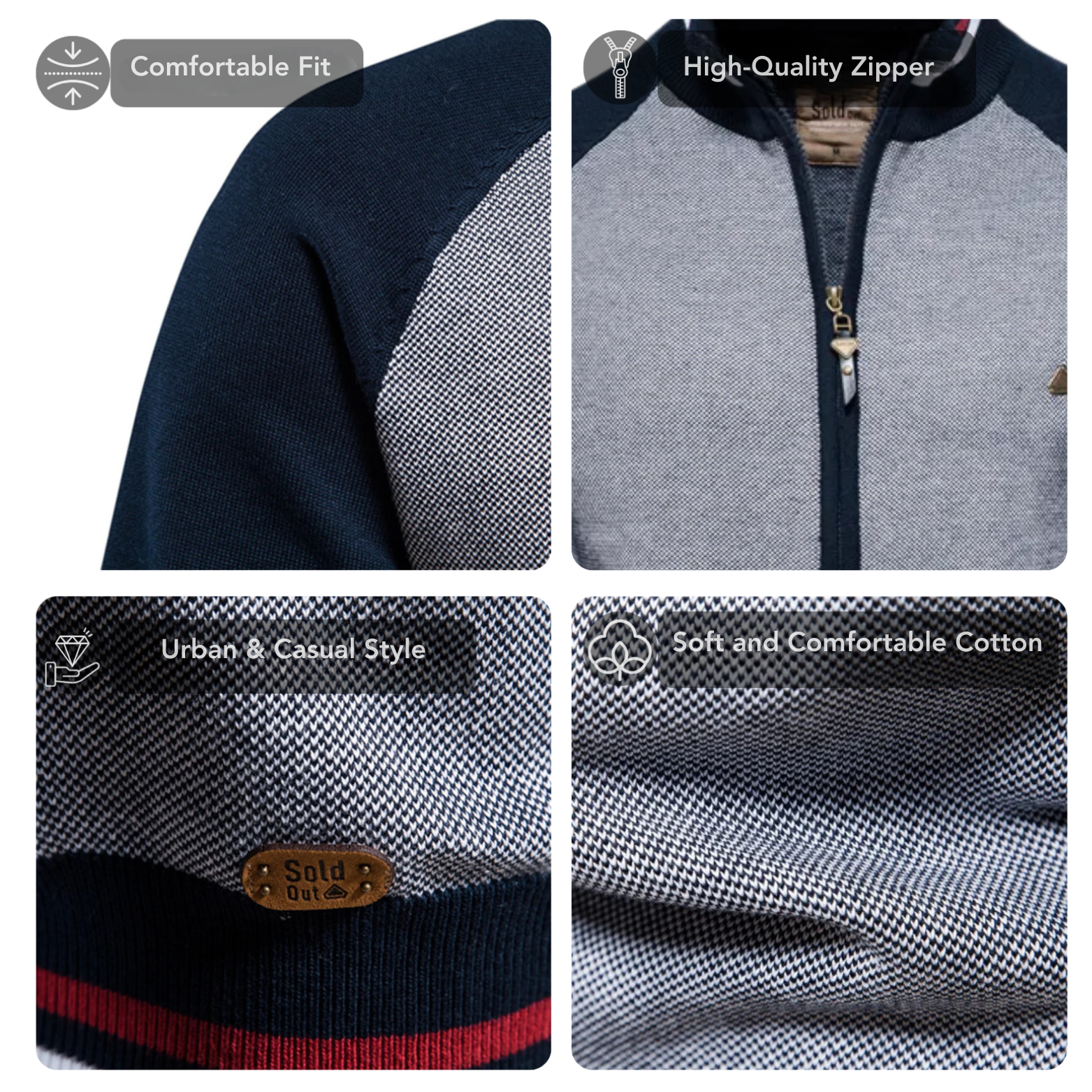 Modern Cotton Cardigan