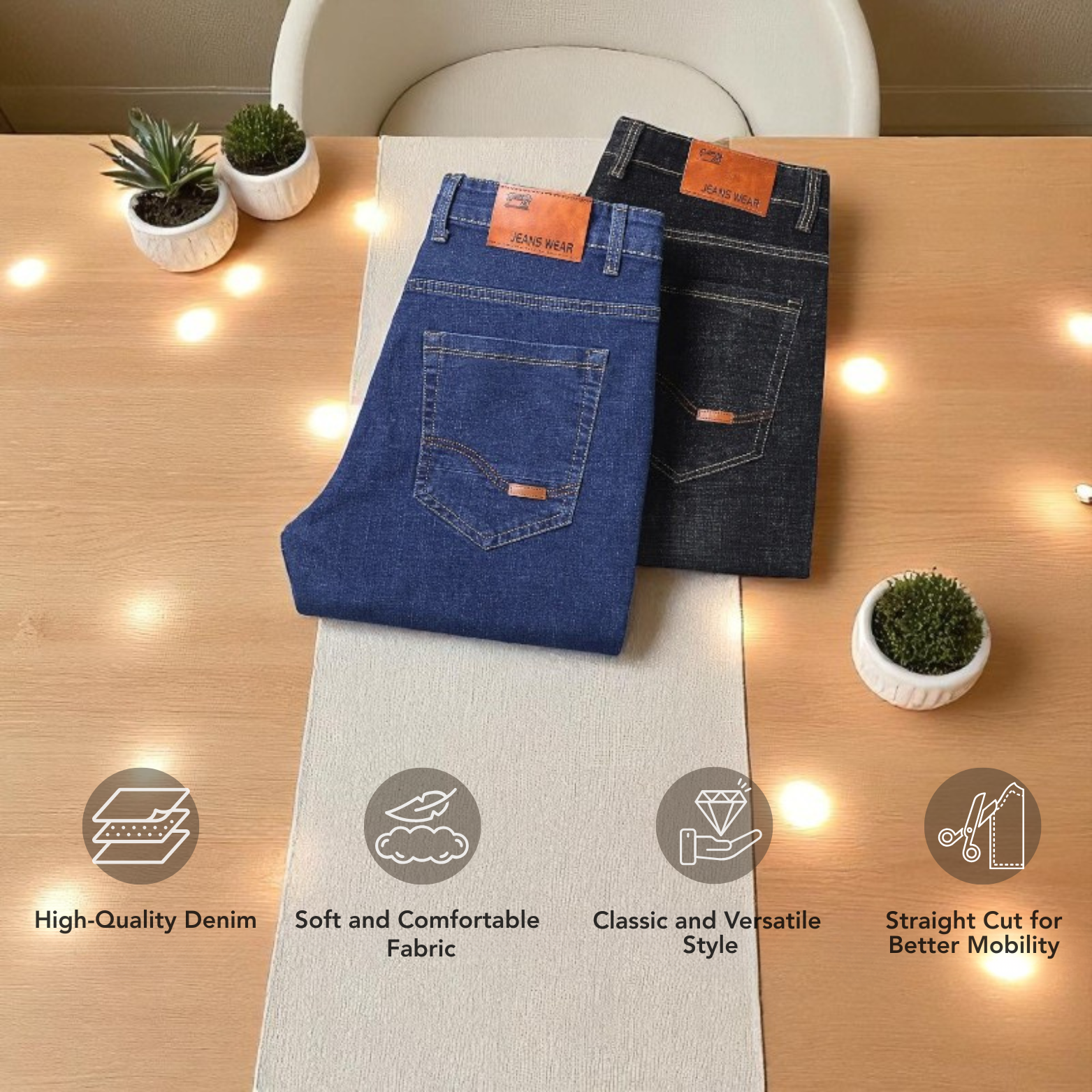 Casual Slim Fit Denim Jeans