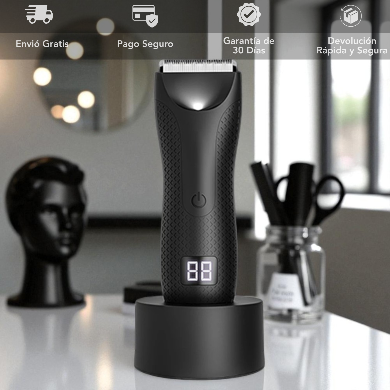 Waterproof Intimate Body Trimmer for Men