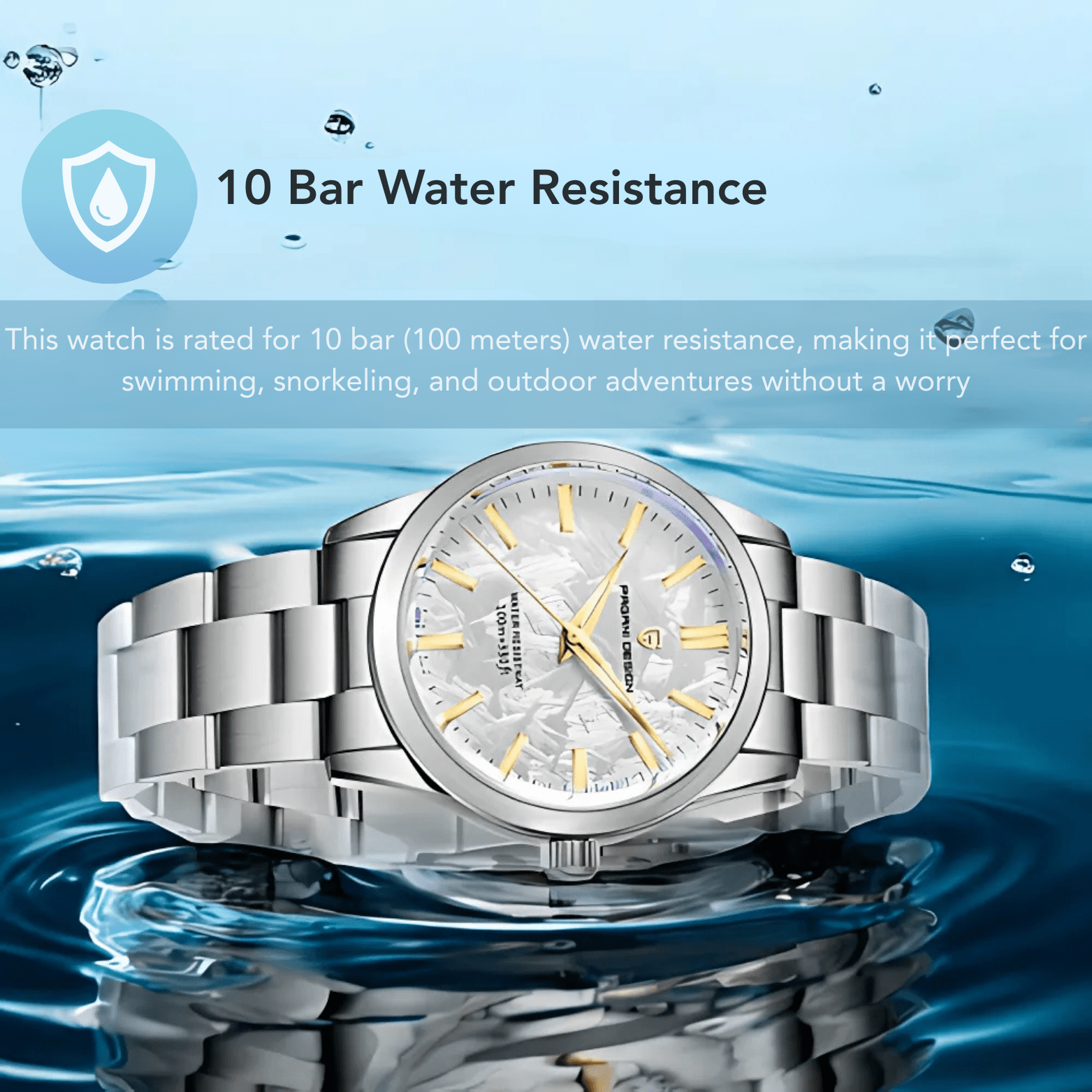 PAGANI DESIGN 40mm Quartz Watch – Men’s Luxury Timepiece - The Crew