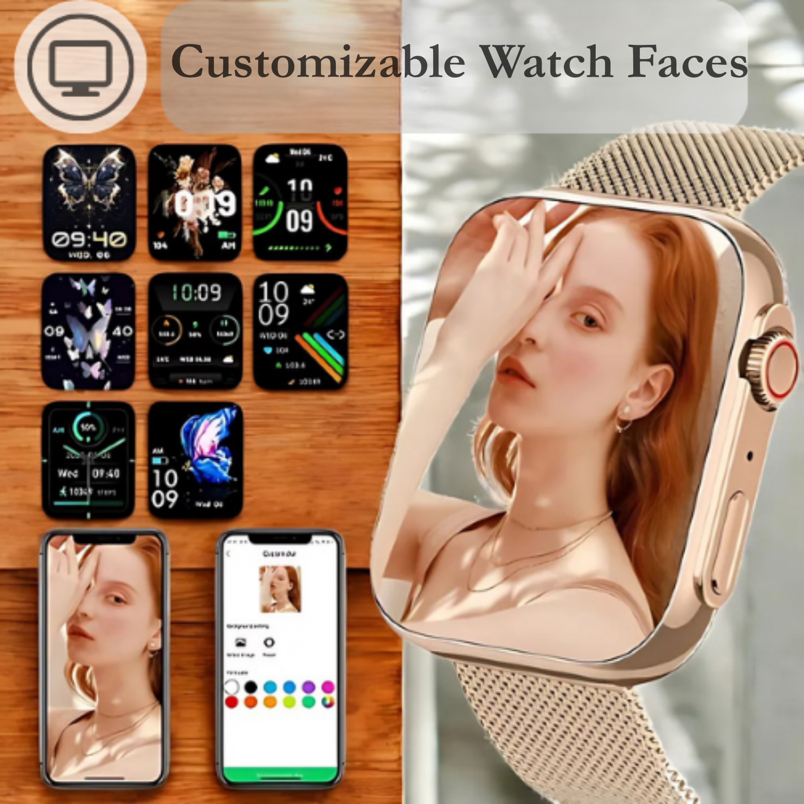 Unisex Sports Smartwatch with Bluetooth Calls