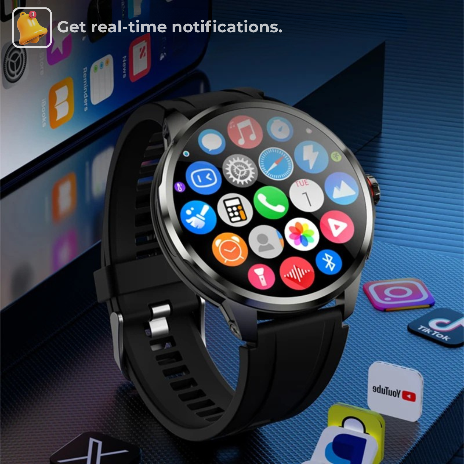 5G AMOLED Smartwatch with Camera