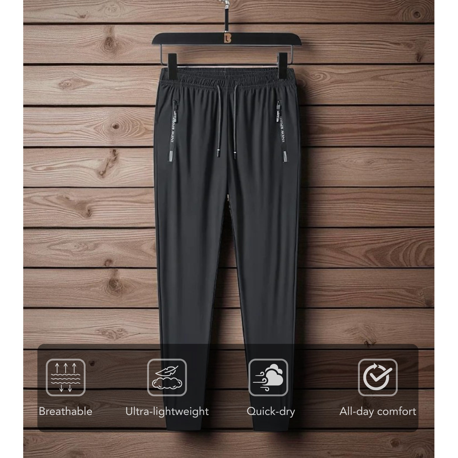 Men’s Summer Ice Silk Joggers