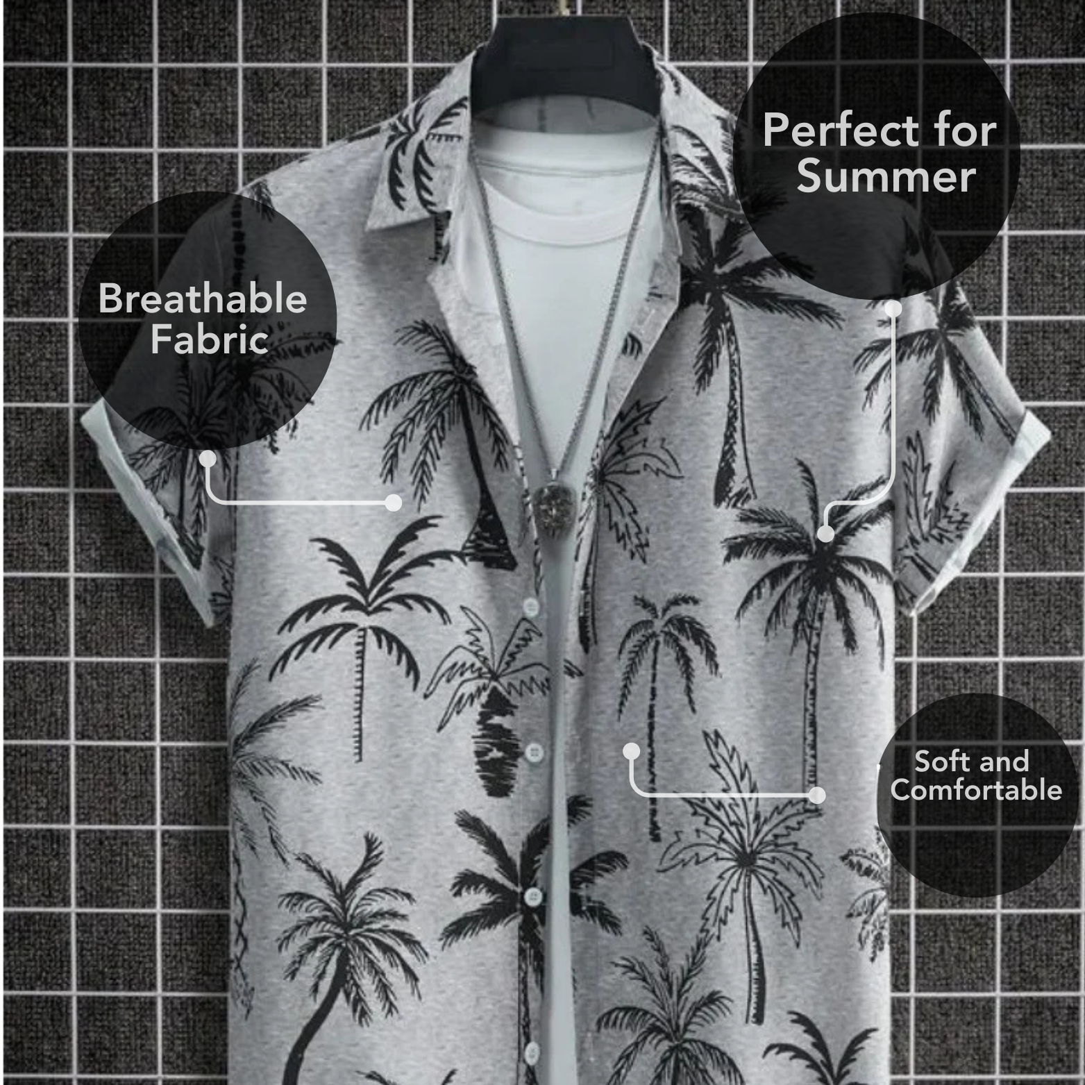 Printed Hawaiian Shirt Summer 2025