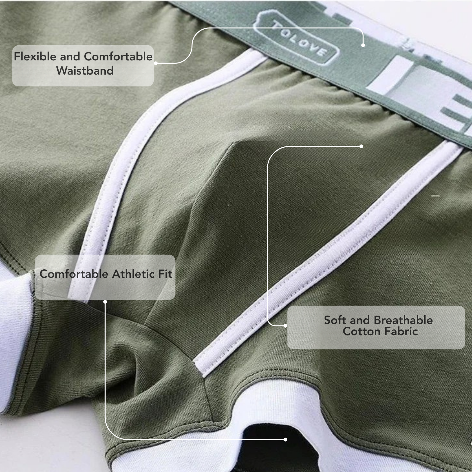 Men's Cotton Sport Boxer