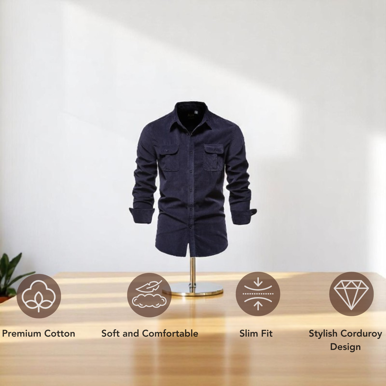 100% Cotton Corduroy Shirt