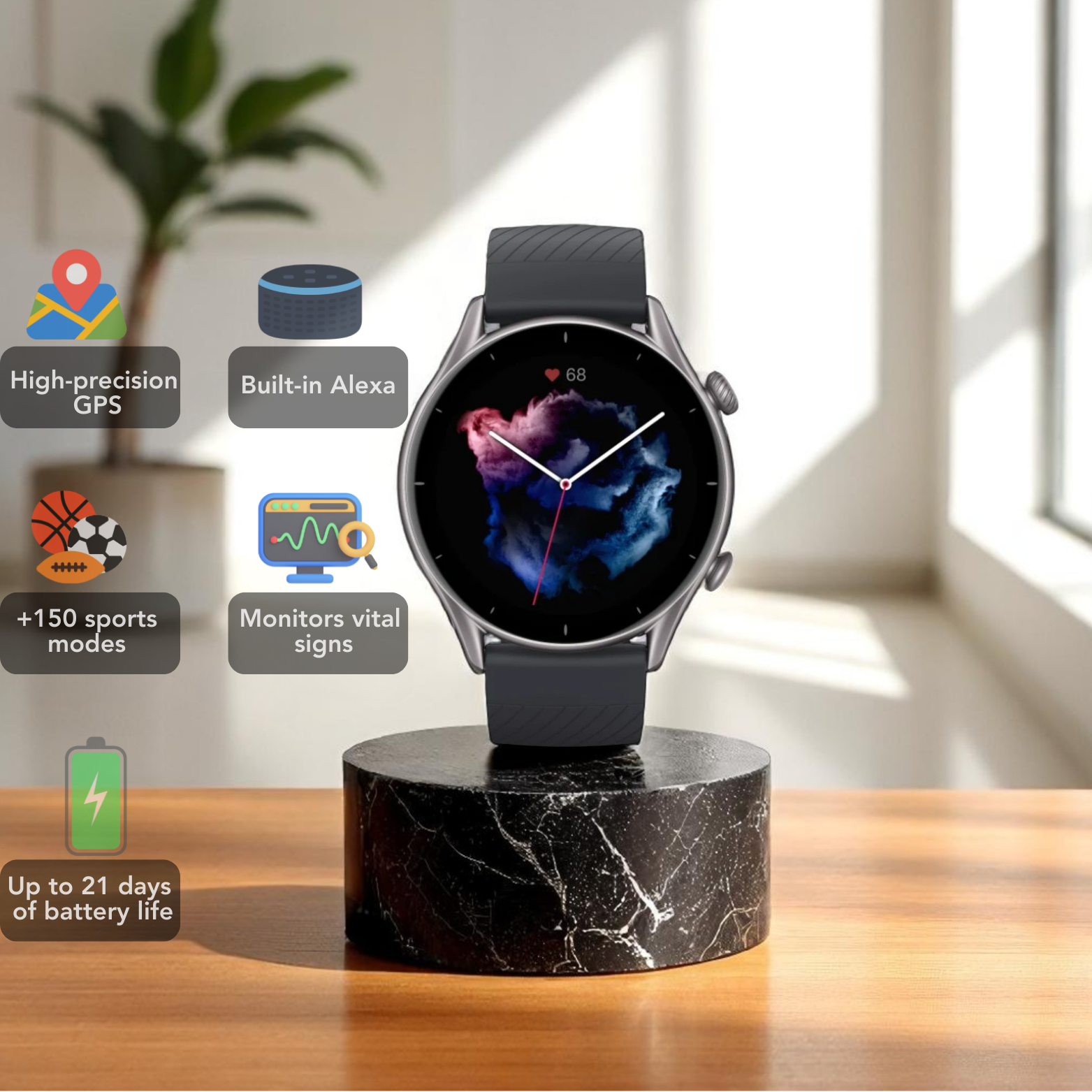 Amazfit GTR 3 Smartwatch GPS