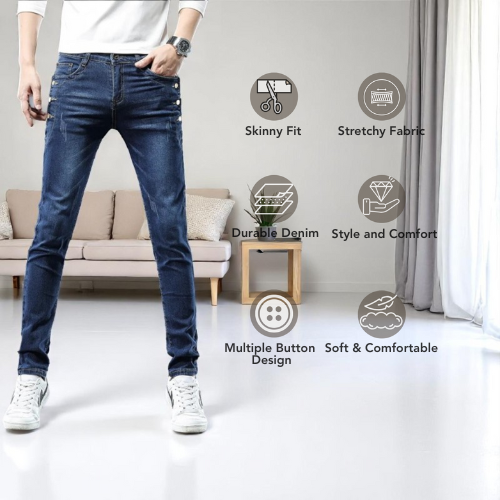 Jeans Corte Slim Casuales