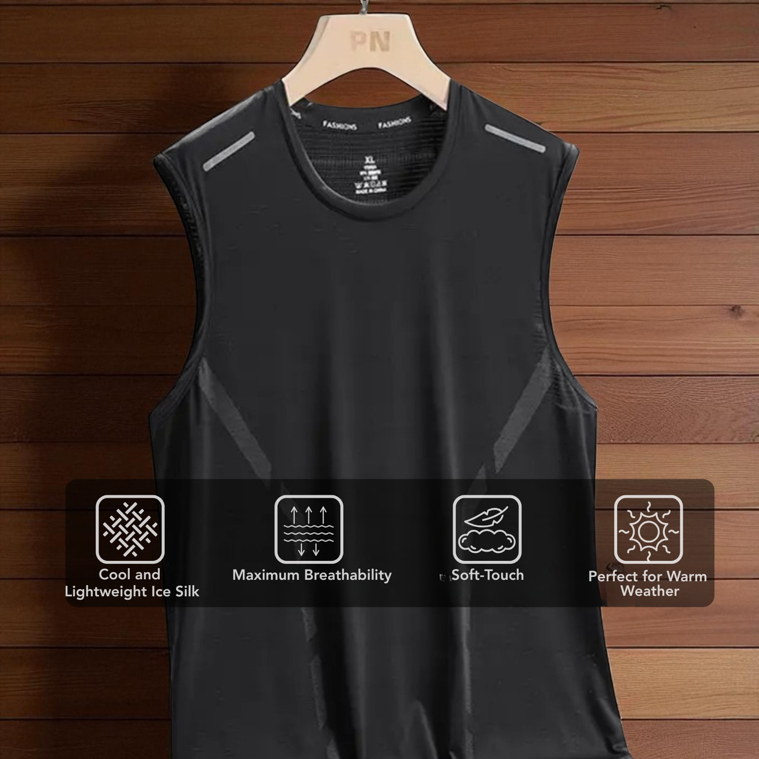Ice Silk Sleeveless Vest