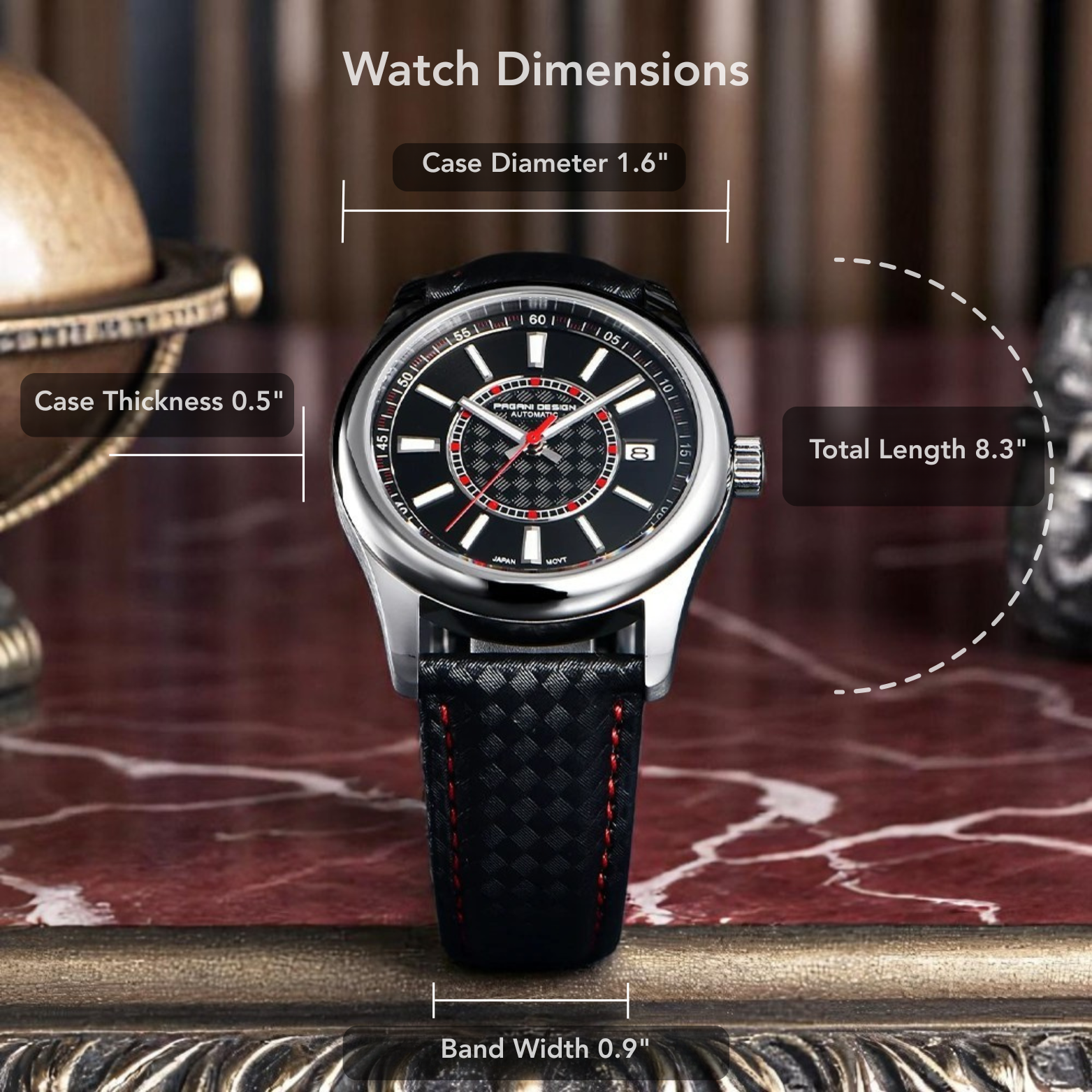 PAGANI Sapphire Sports Watch