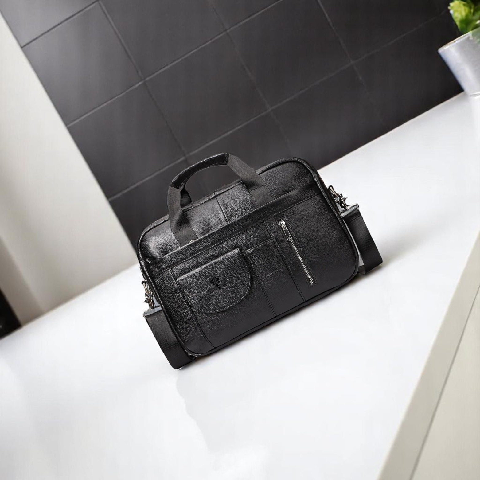 Executive Leather Briefcase