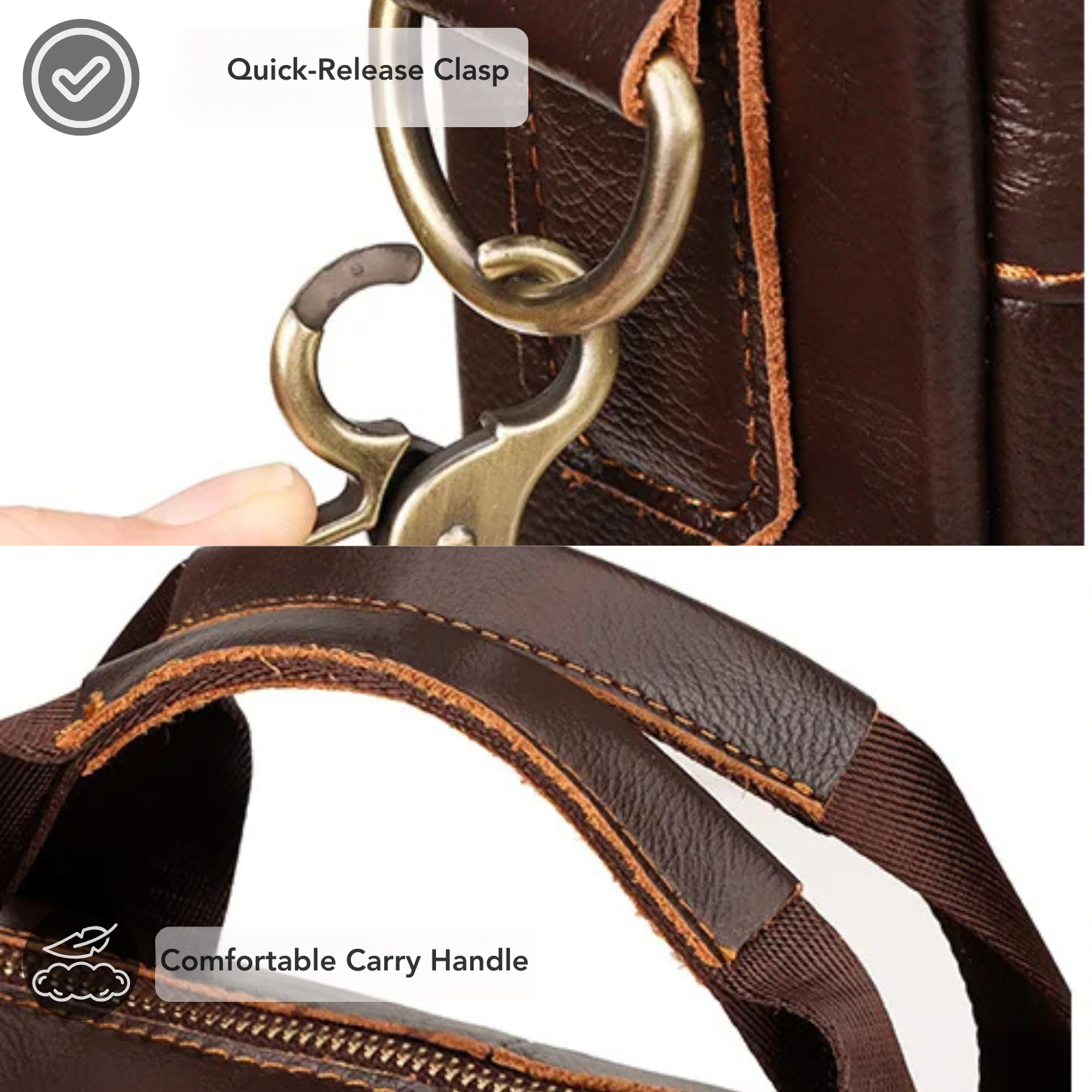 Executive Leather Briefcase
