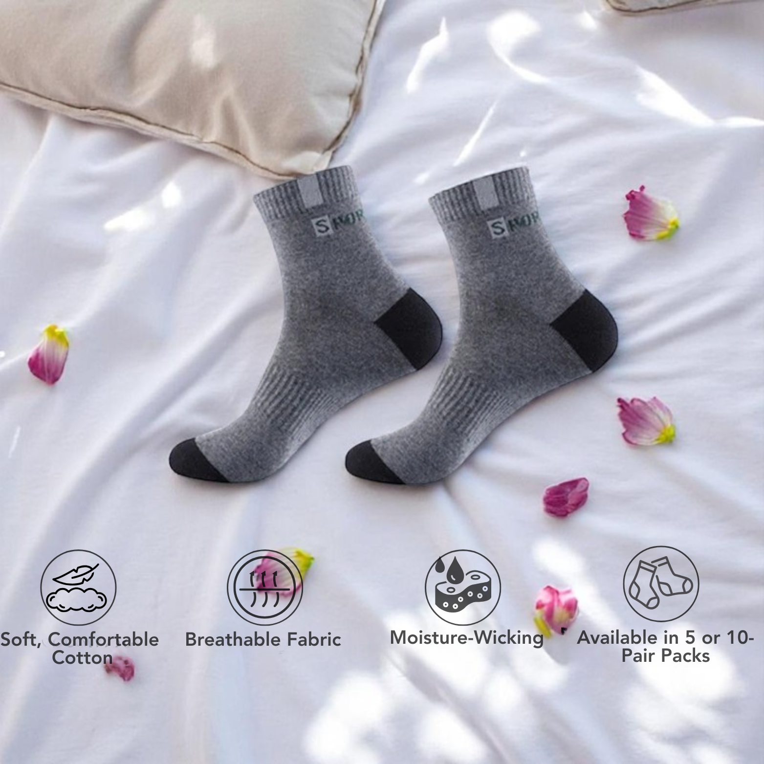 Cotton Socks 5/10 Pairs