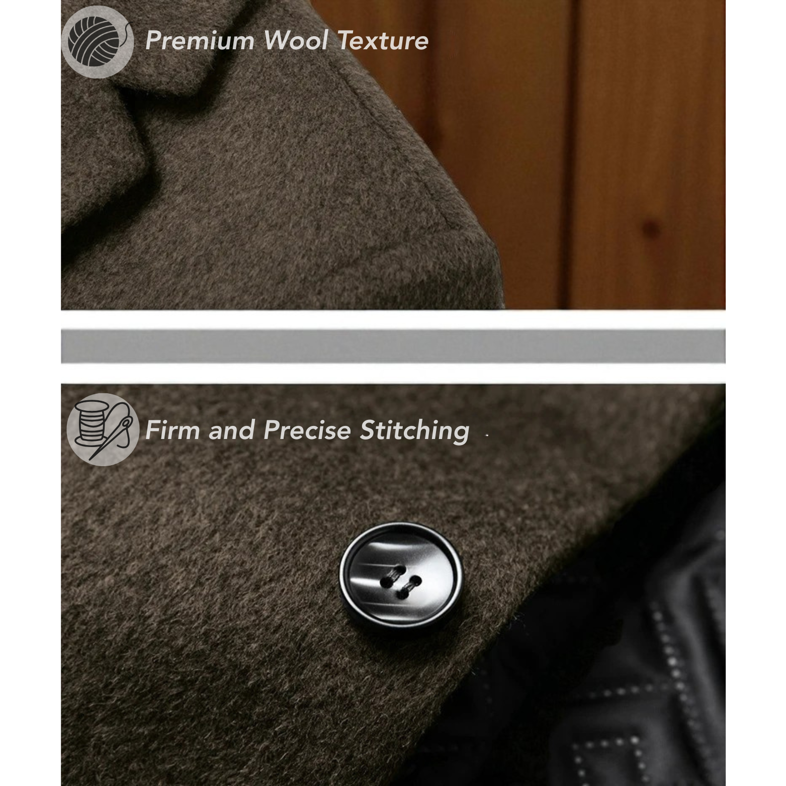 Solid Winter Trench Coat