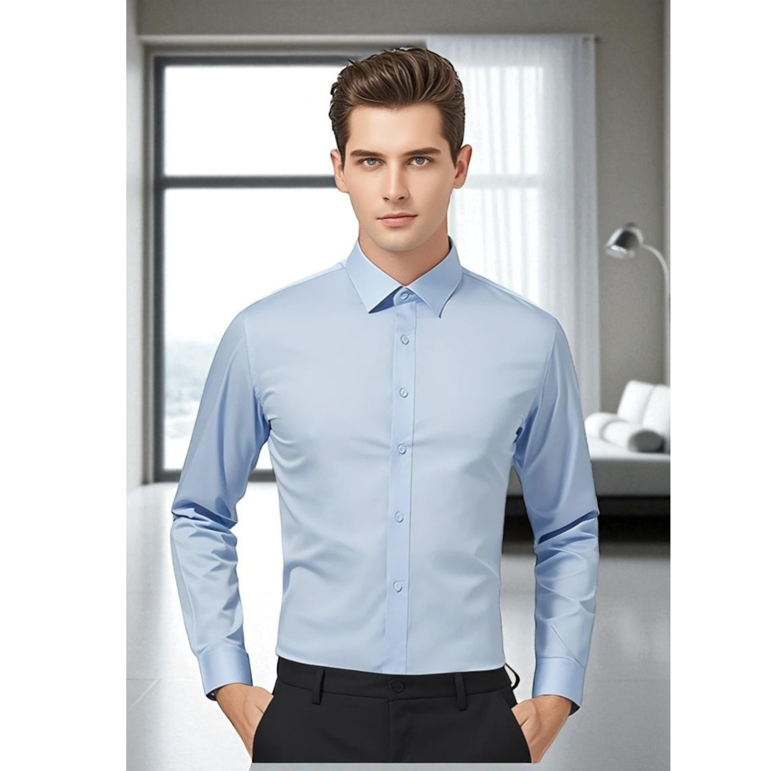 Men's Slim Formal Shirt