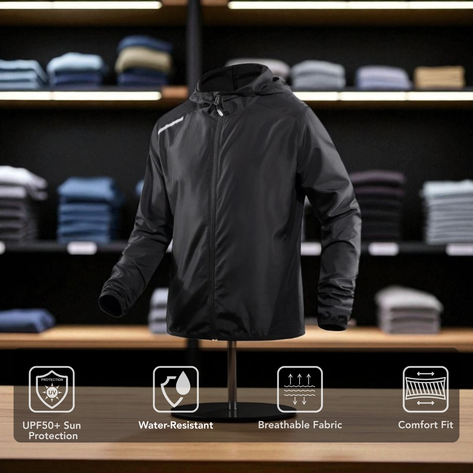 Men’s Sunproof Rain Jacket