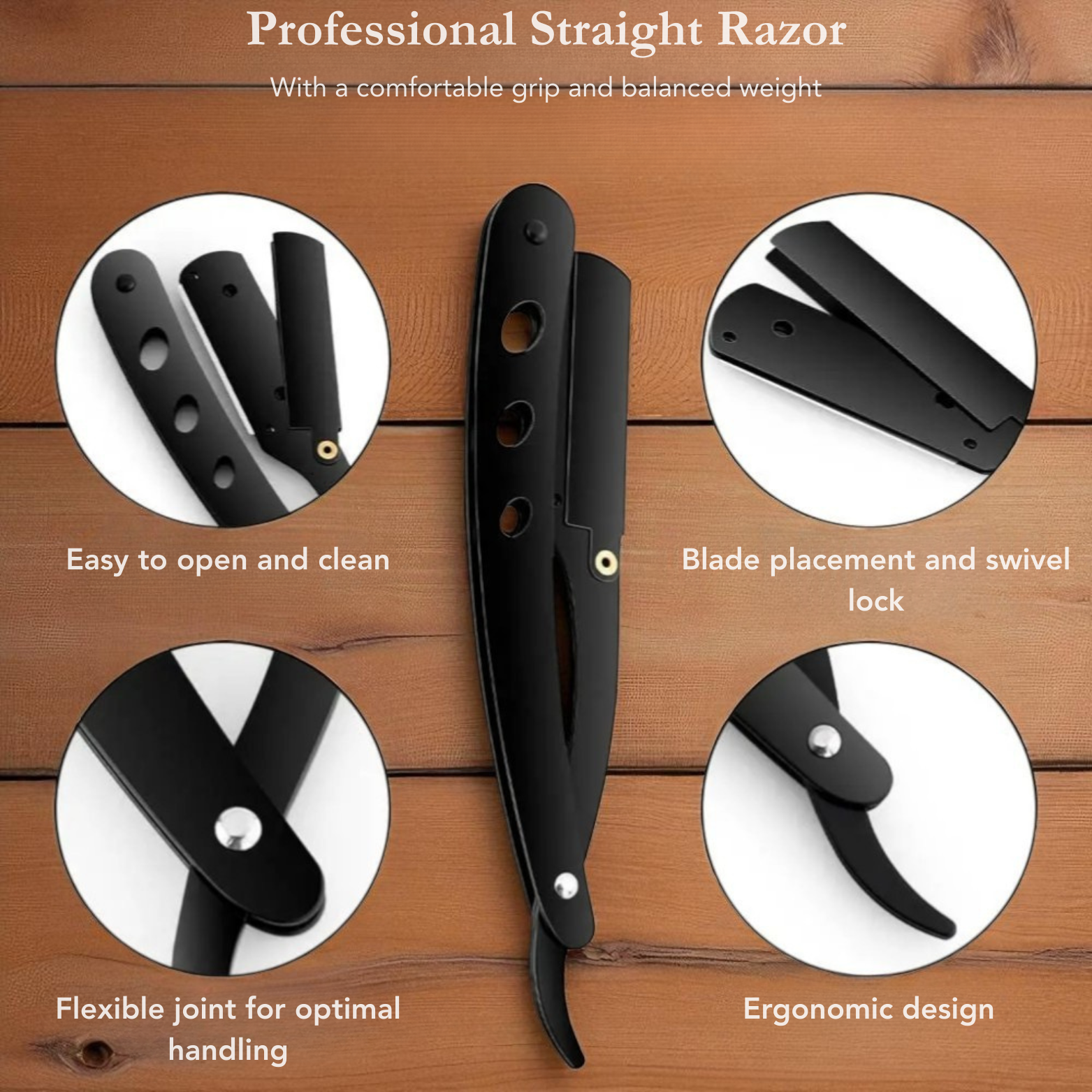 Classic Black Folding Pocket Knife