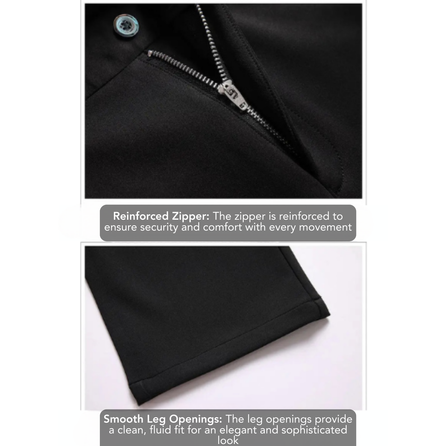Formal Business Pants in Lycra Fabric