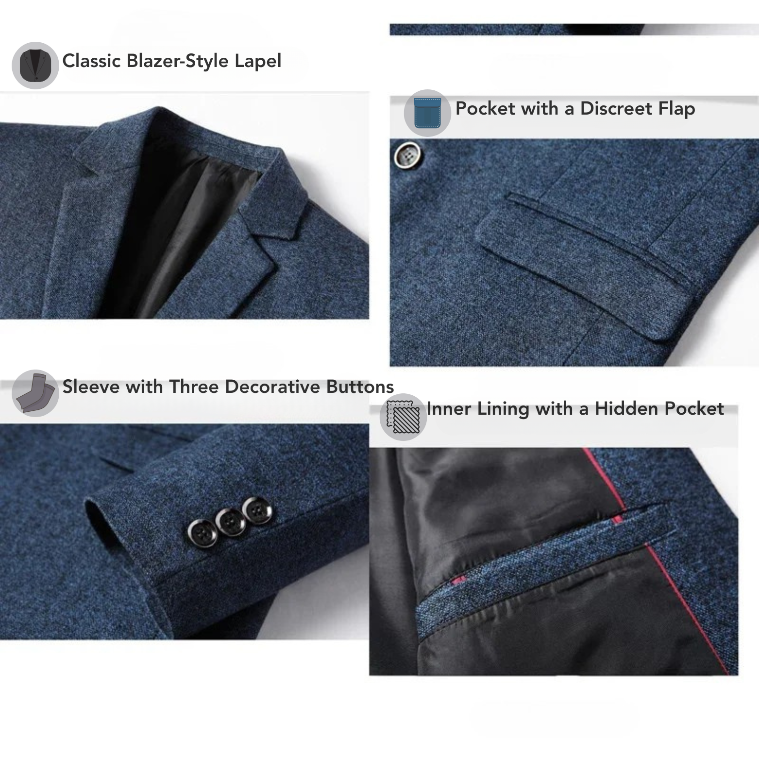 Solid Formal Blazer 2025