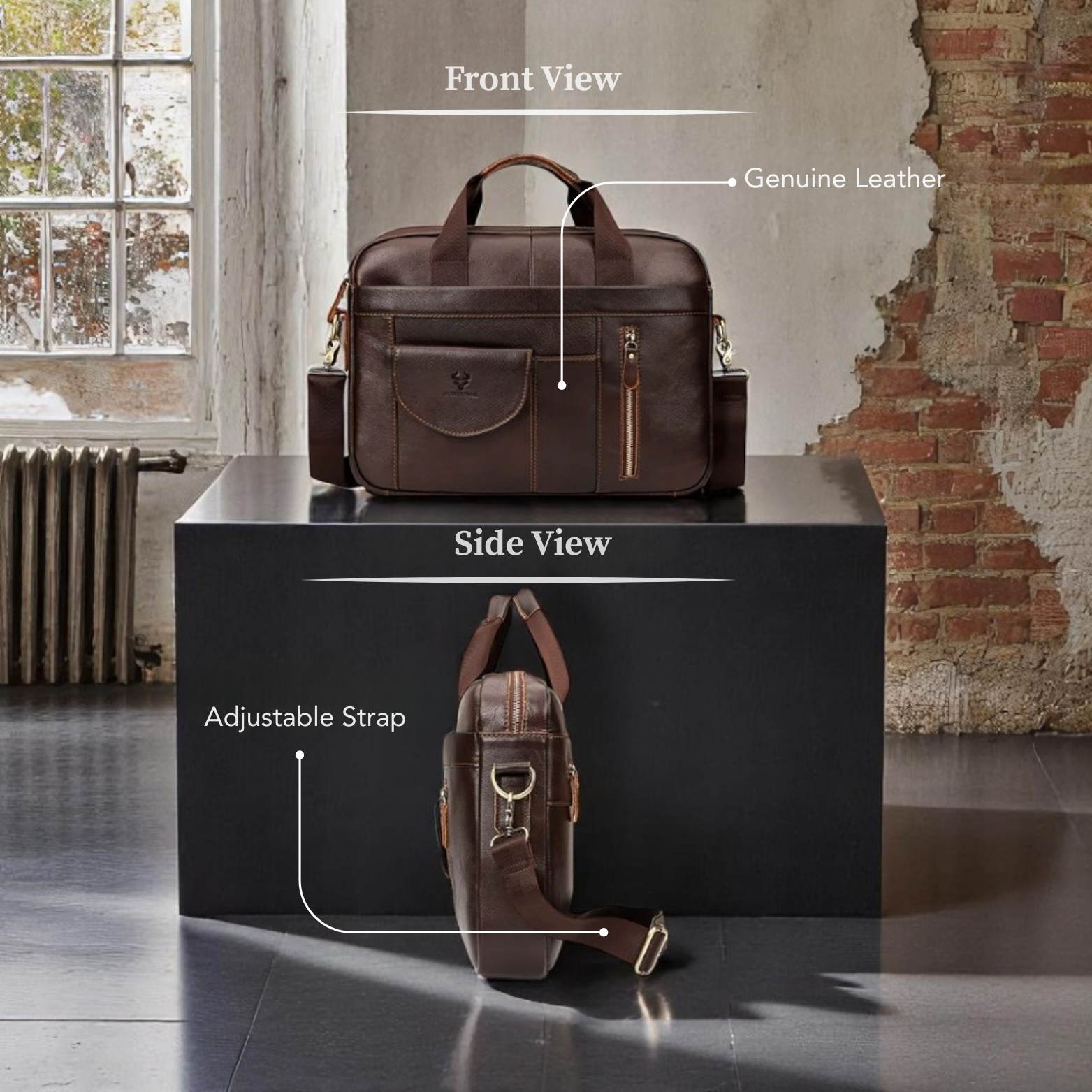 Executive Leather Briefcase
