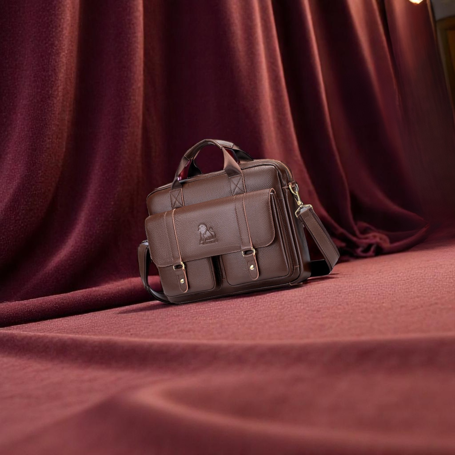 Premium Executive Leather Briefcase