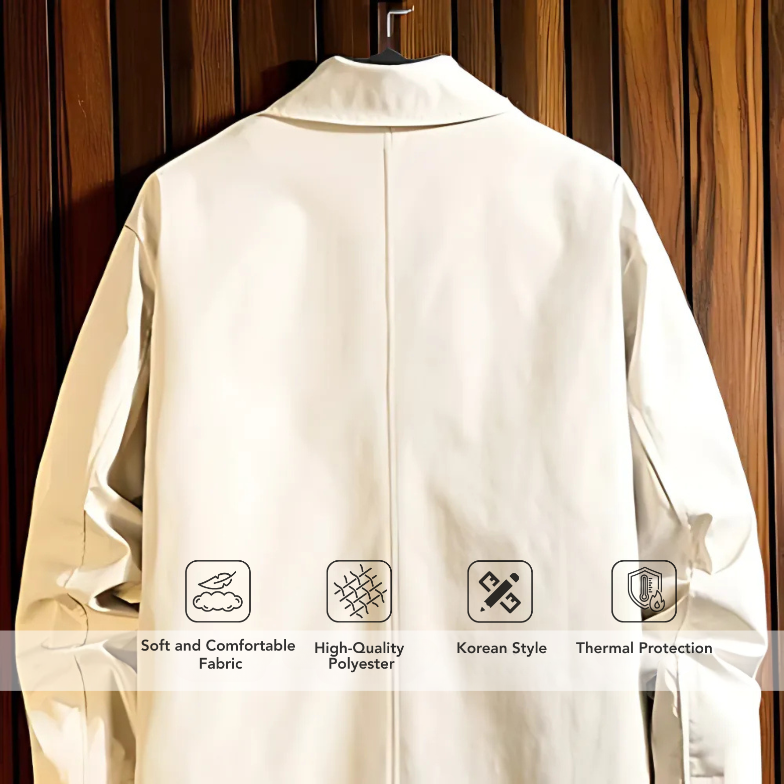 Korean Style Oversized Trench Coat