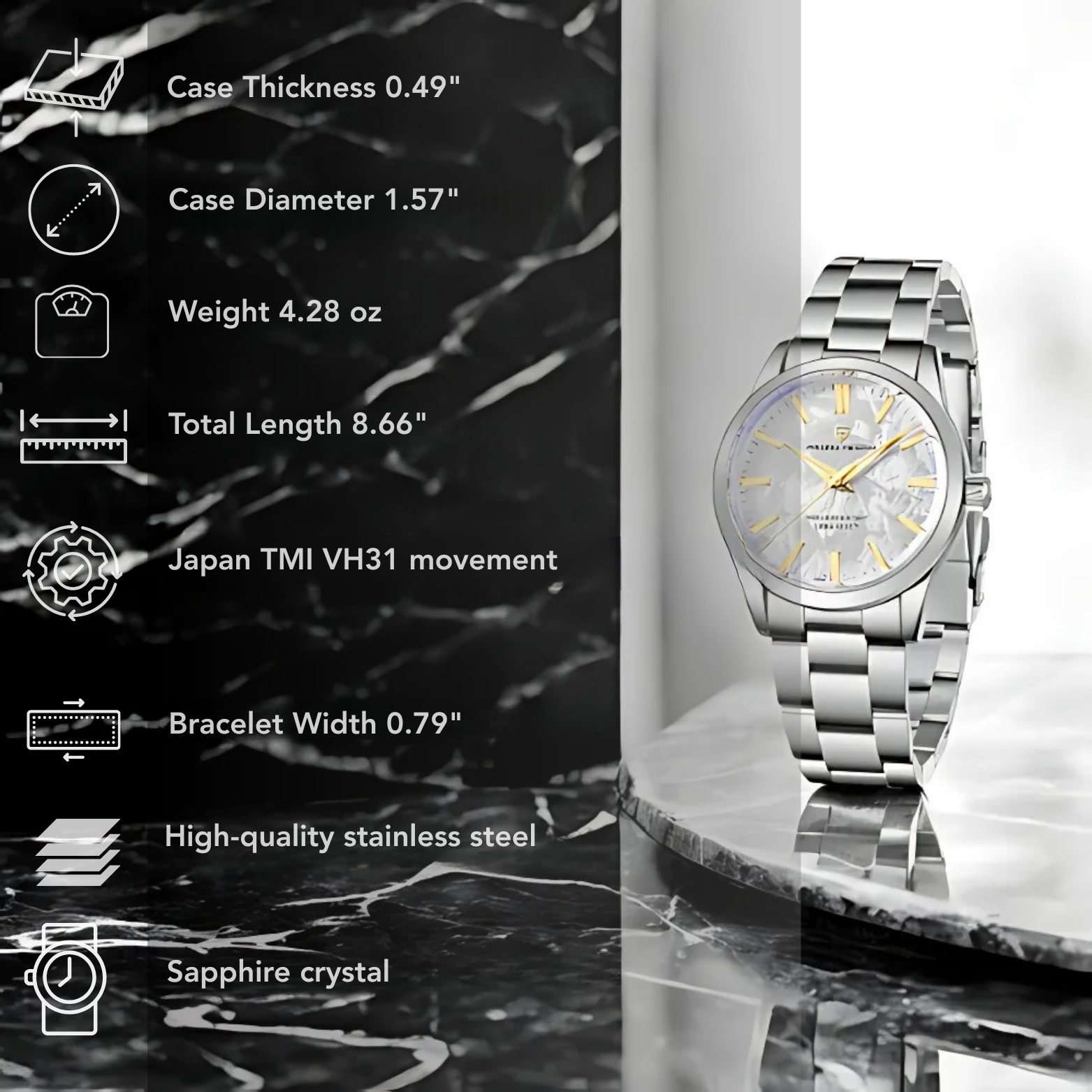 PAGANI DESIGN 40MM Watch