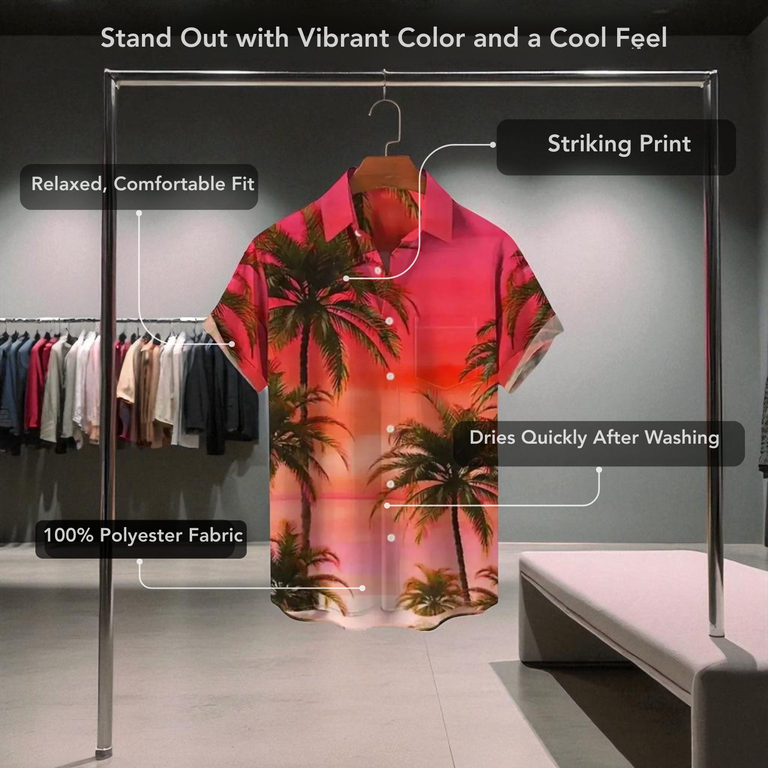 Palm Tree Aloha Shirt Summer 2025