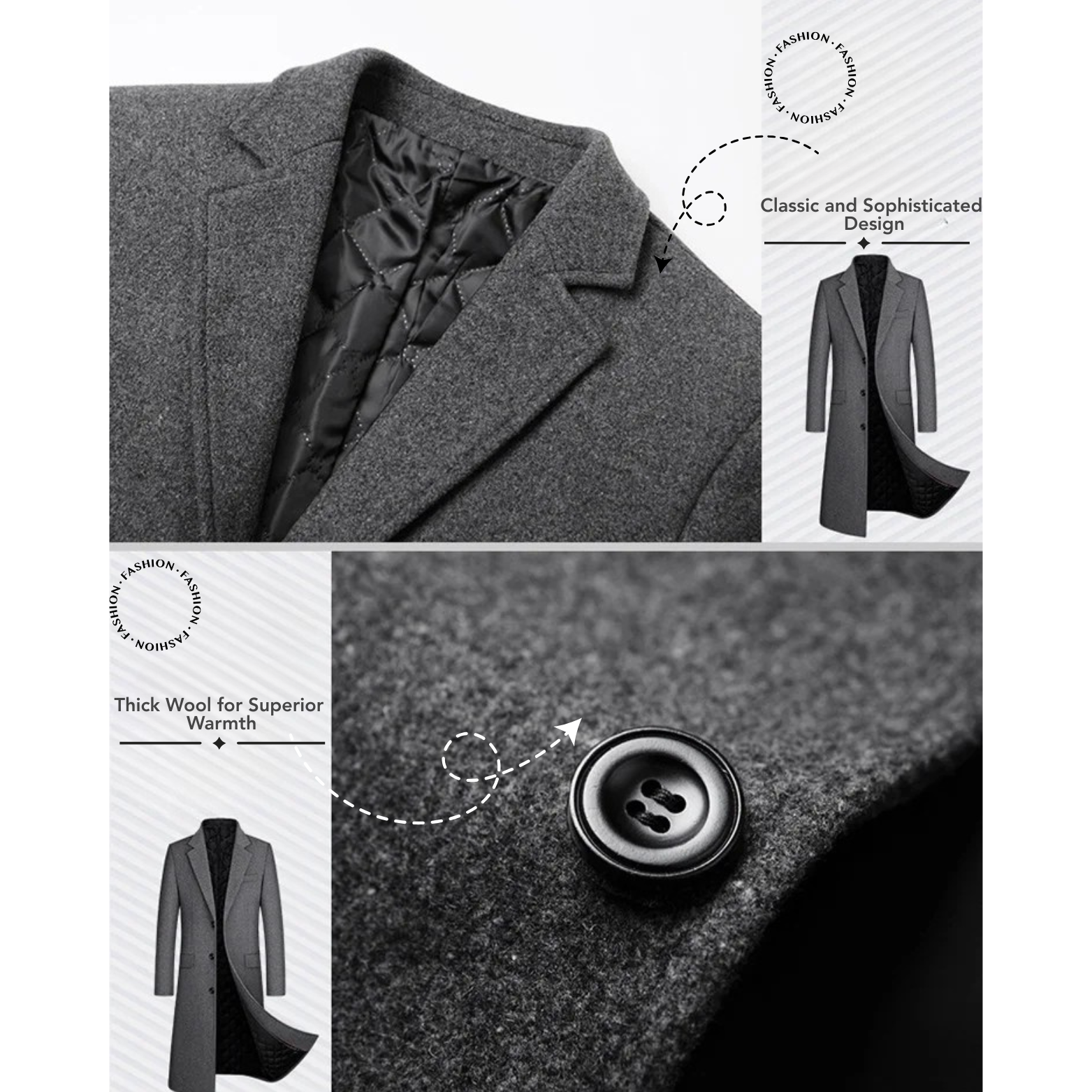 Wool Trench Coat