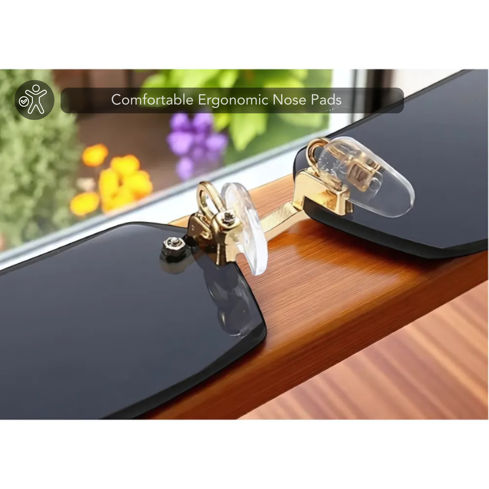 Minimalist Rimless Glasses